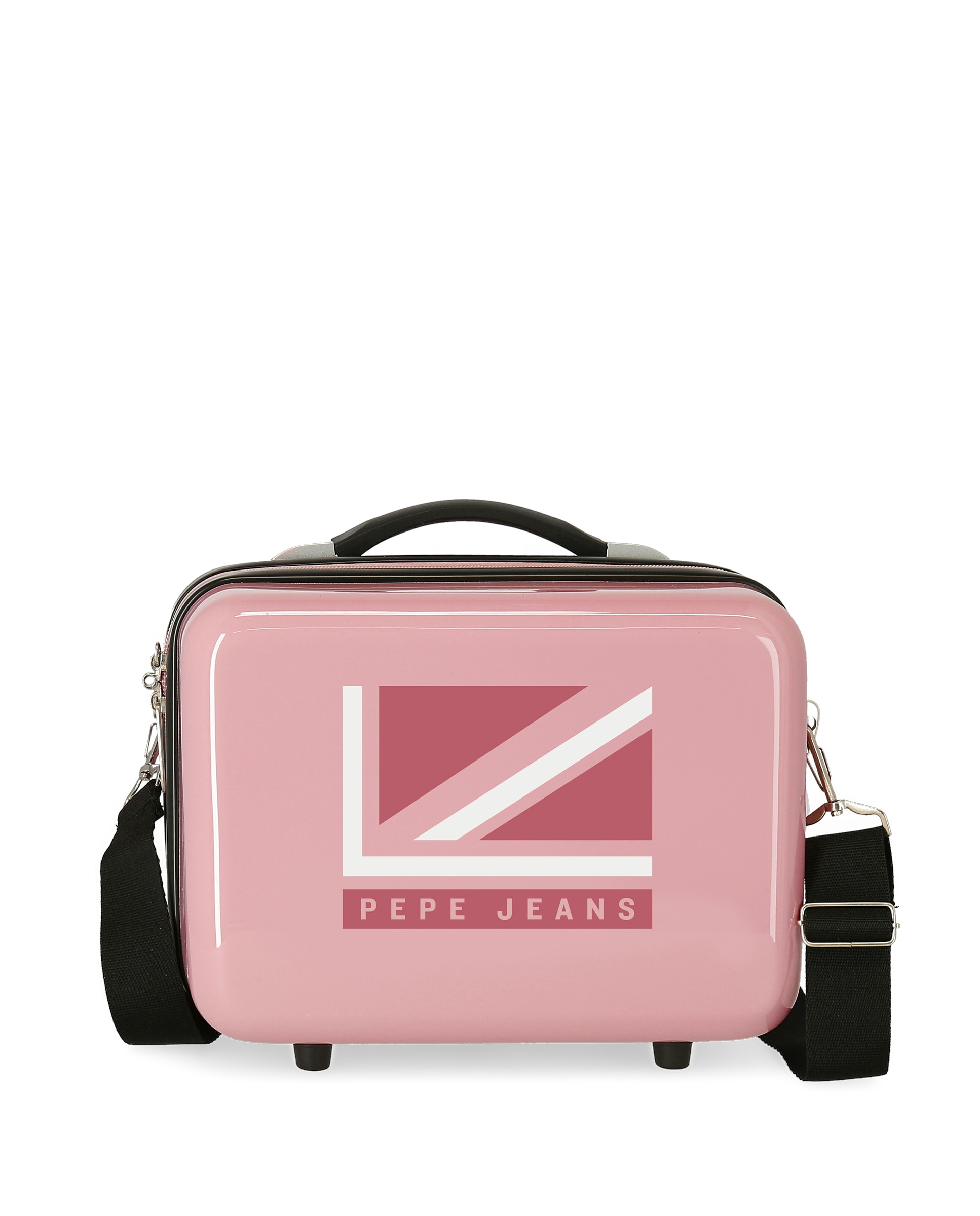 Pepe Jeans - Neceser ABS Carol Adaptable a trolley con capacidad de 9L.