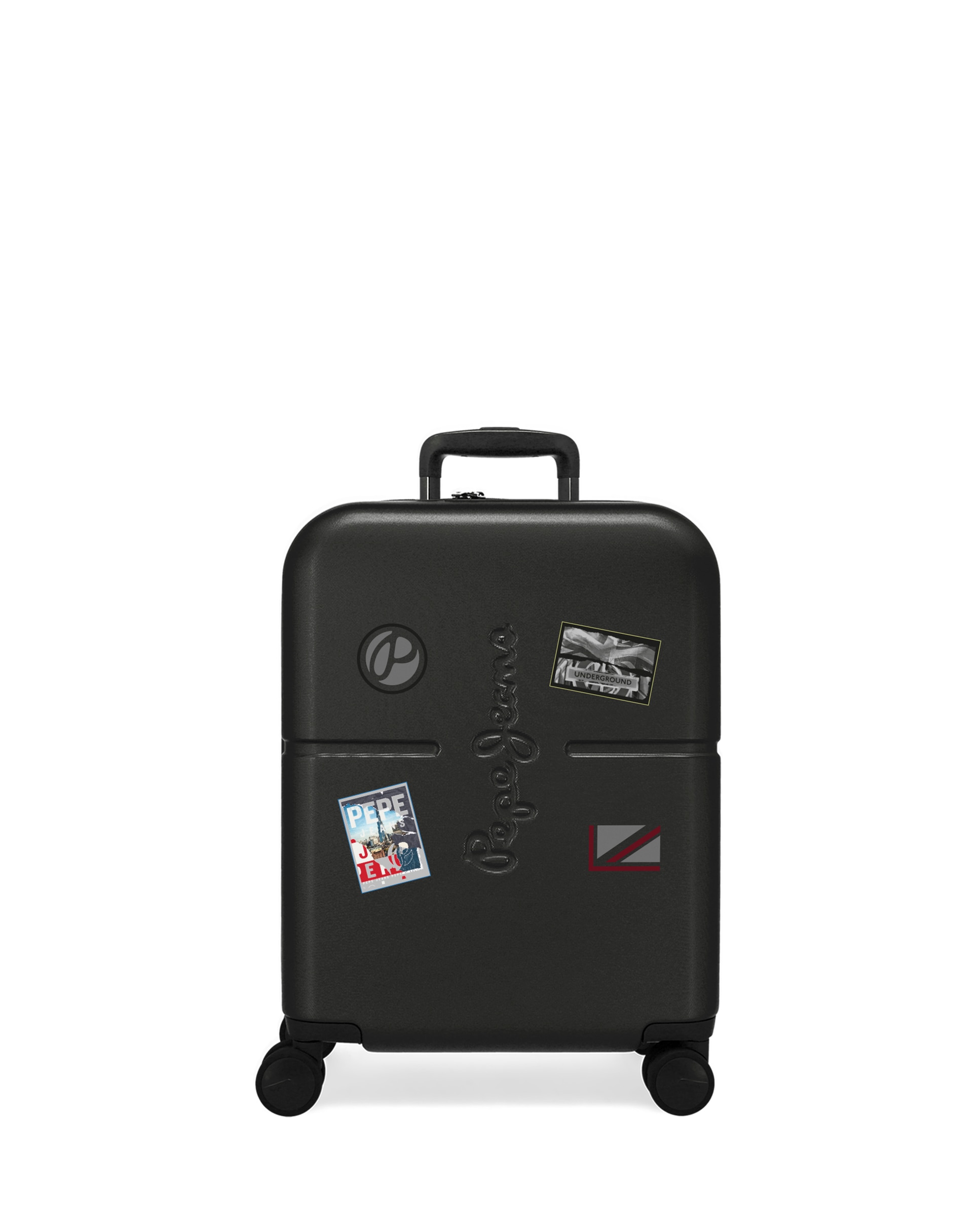 Pepe Jeans - Maleta de cabina expandible Chest rígida con capacidad de hasta 42L.