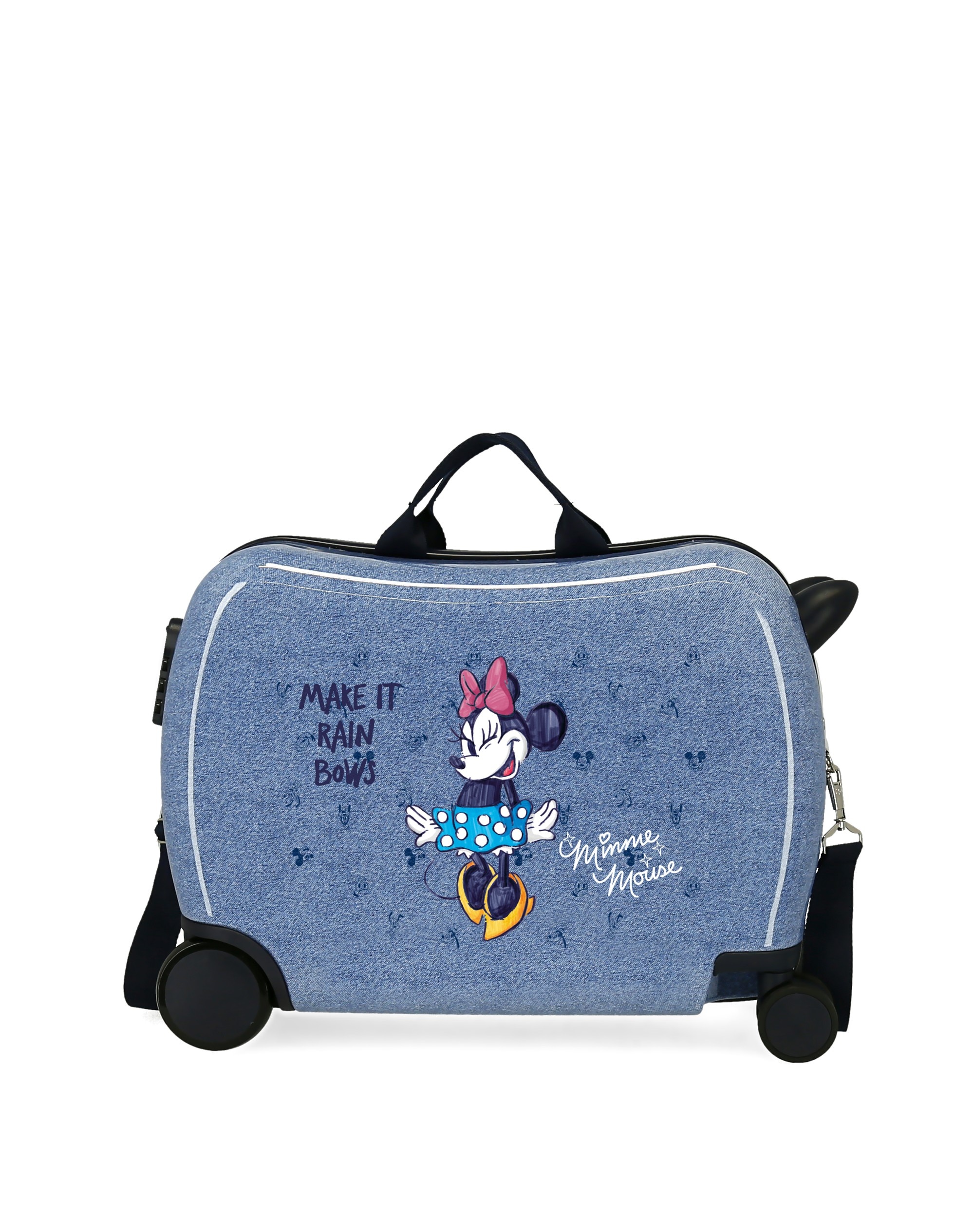 Mala de Cabine Infantil Make It Rain Bows Rígida com Capacidade de 34l Azul-1