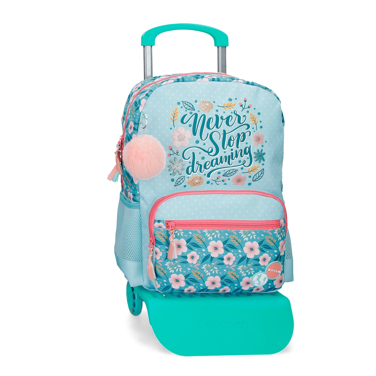 Mochila Movom Never Stop Dreaming 42cm con carro