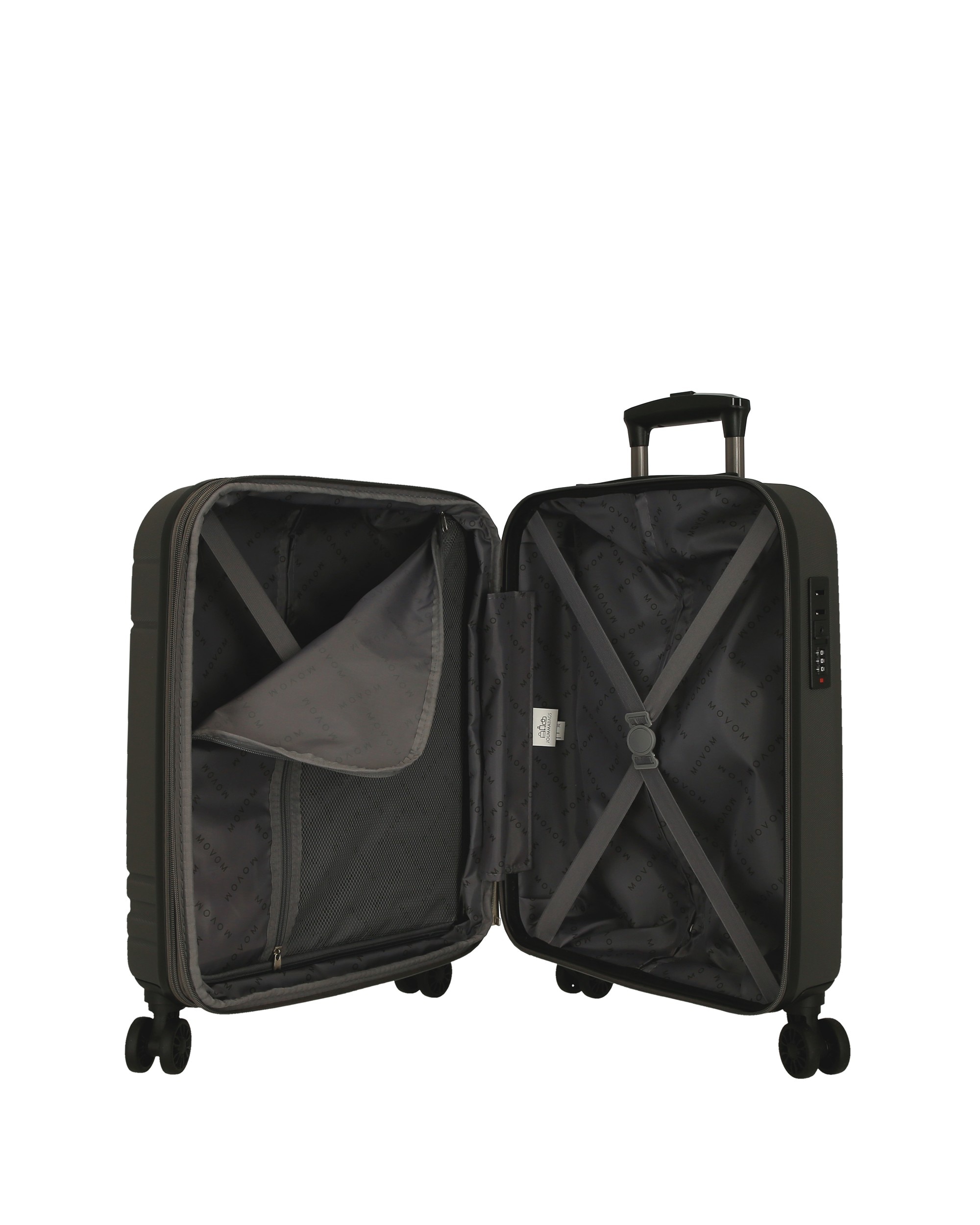 Maleta de cabina movom galaxy expandible azul marino - Gris Gris-5