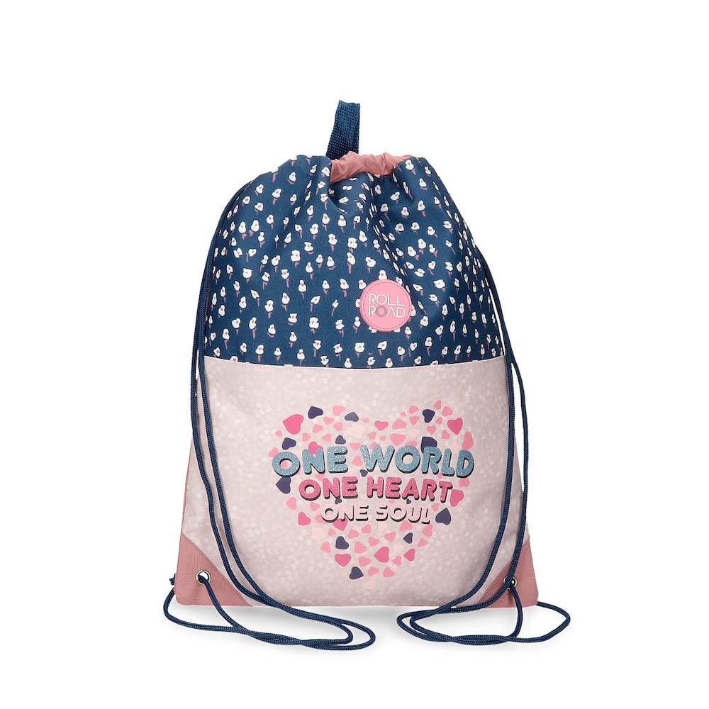 Mochila Roll Road One World con asa para colgar