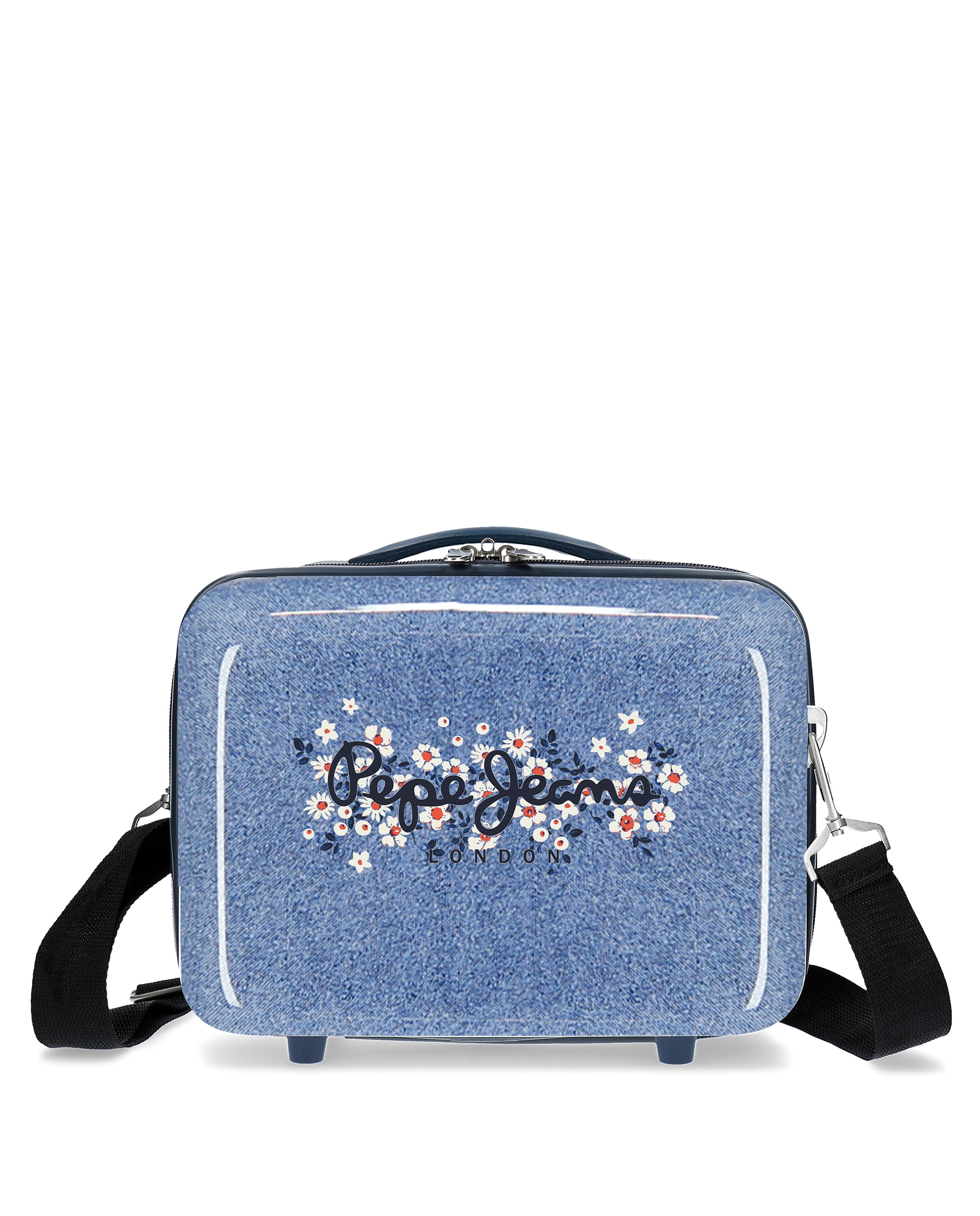 Pepe Jeans - Neceser adaptable a trolley Digital rígido con capacidad de 9L.