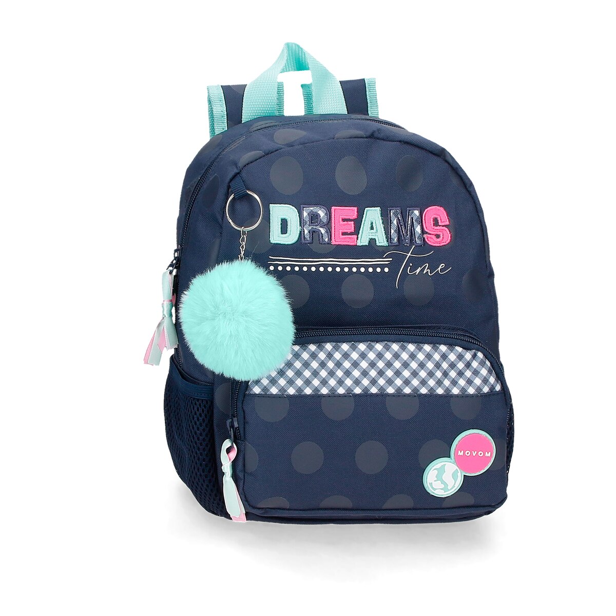 Mochila preescolar Movom Dreams time 28cm con bolsillo frontal