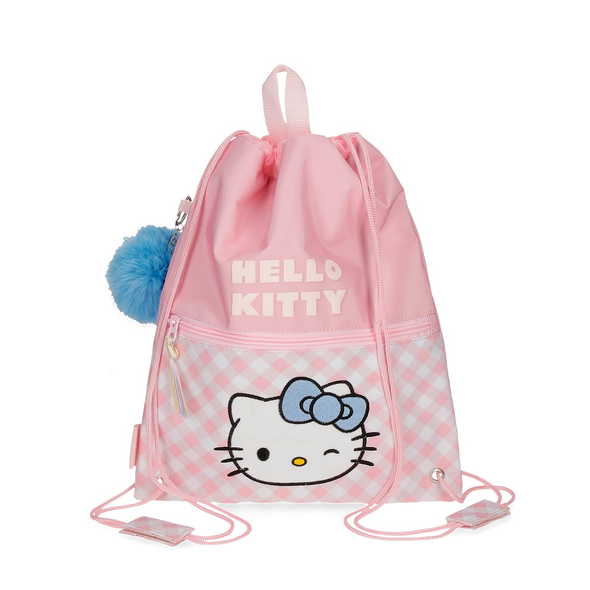 Bolsa de merienda Hello Kitty Wink con cierre cinta