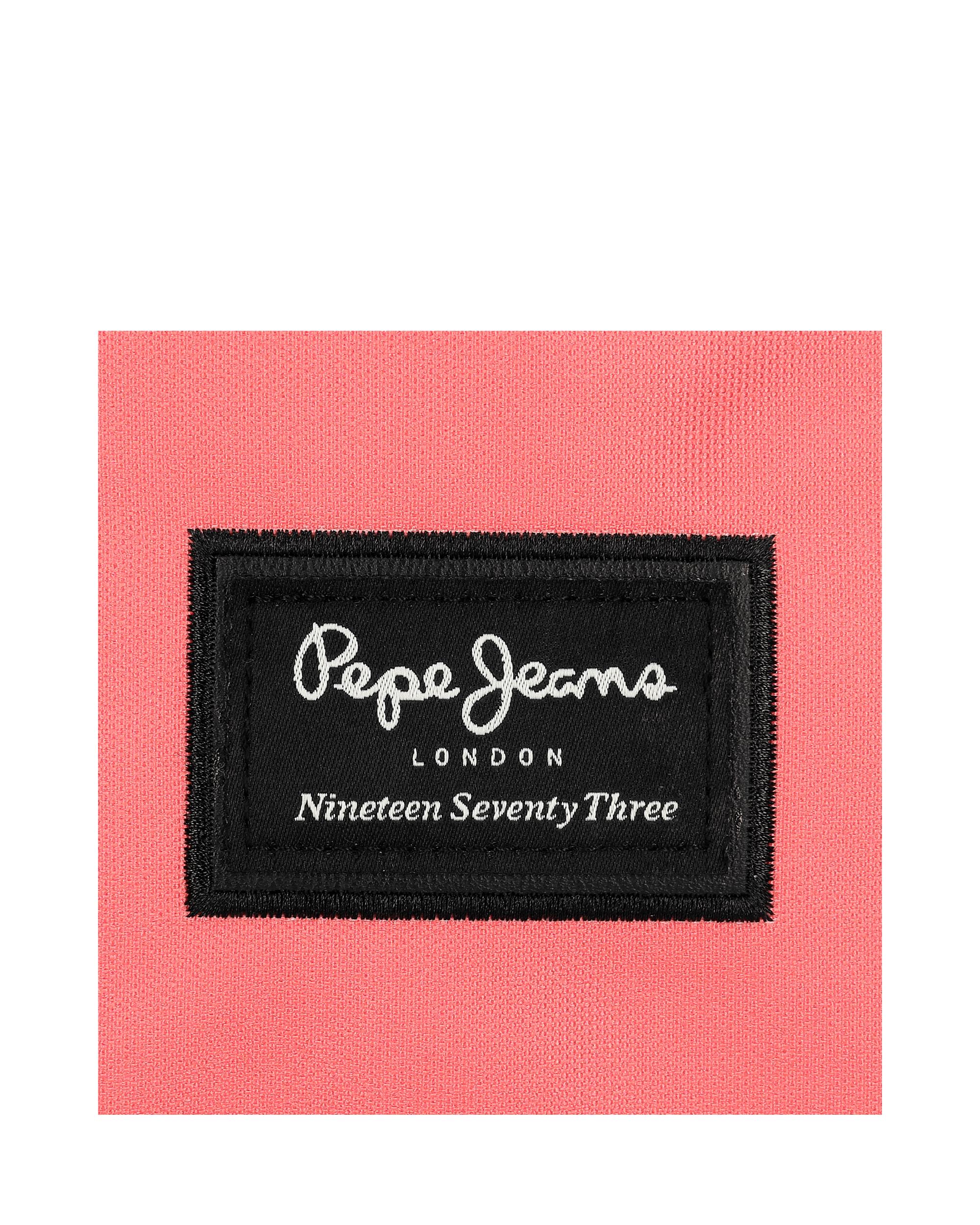Estuche Pepe Jeans Aris Colorful tres compartimentos Coral Rosa-5