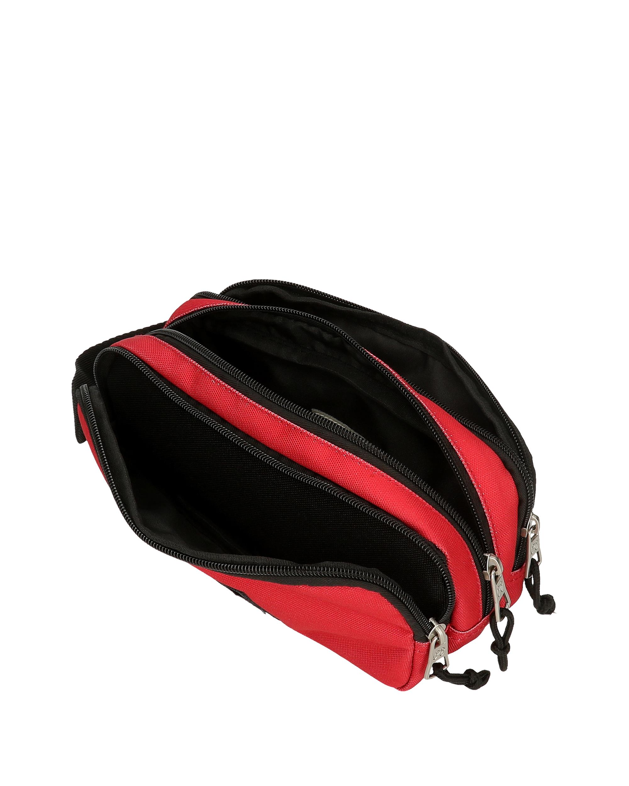 Estuche Pepe Jeans Aris Evergreen tres compartimentos Rojo Rojo-4