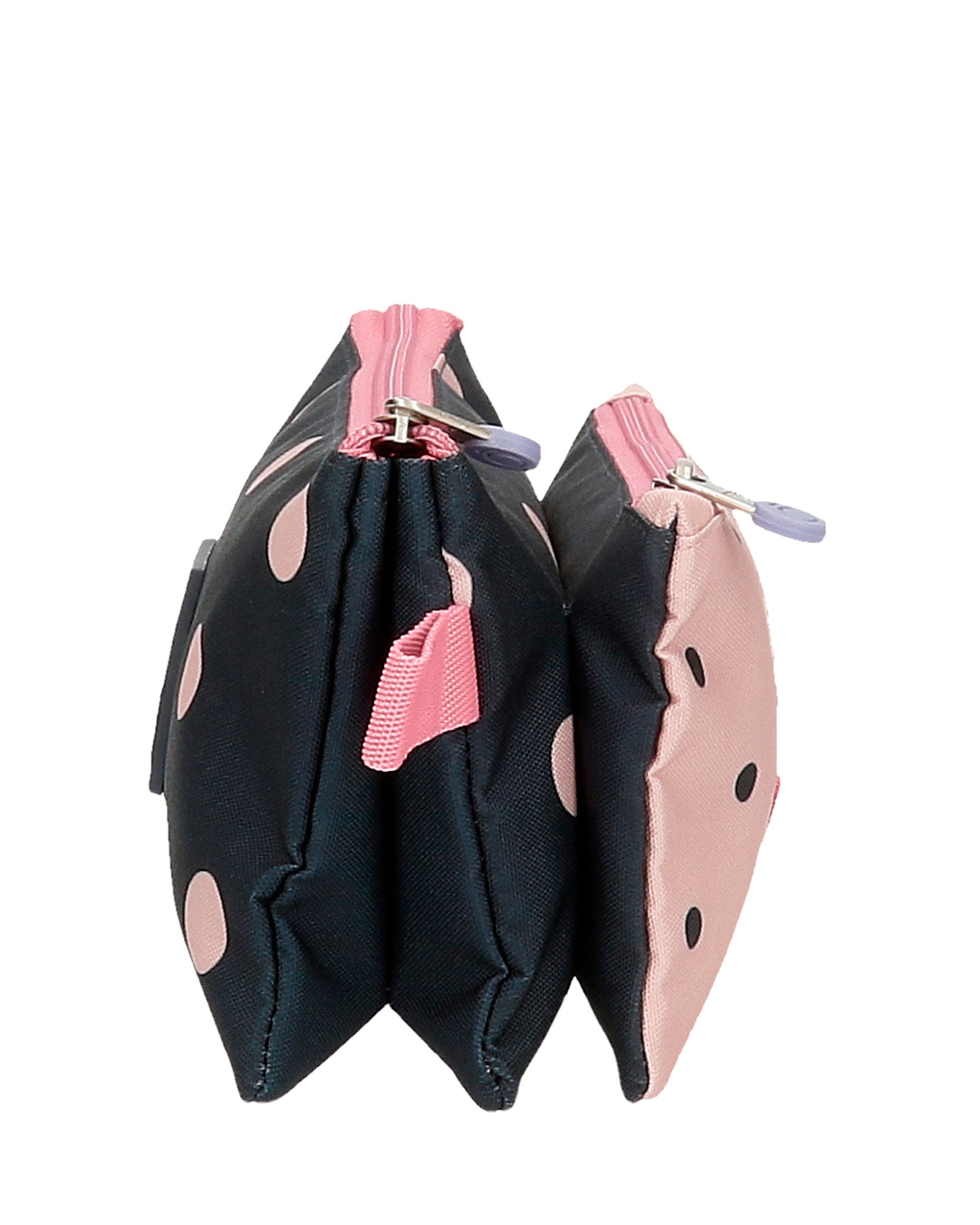 Estuche Enso Friends Together tres compartimentos con asa lateral Rosa-2