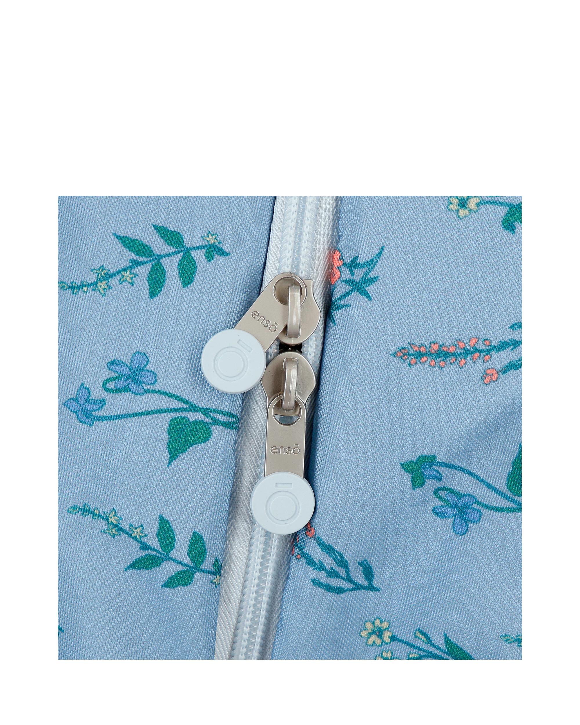 Estuche Enso Friends Together Tres Compartimentos con asa lateral Rosa-5