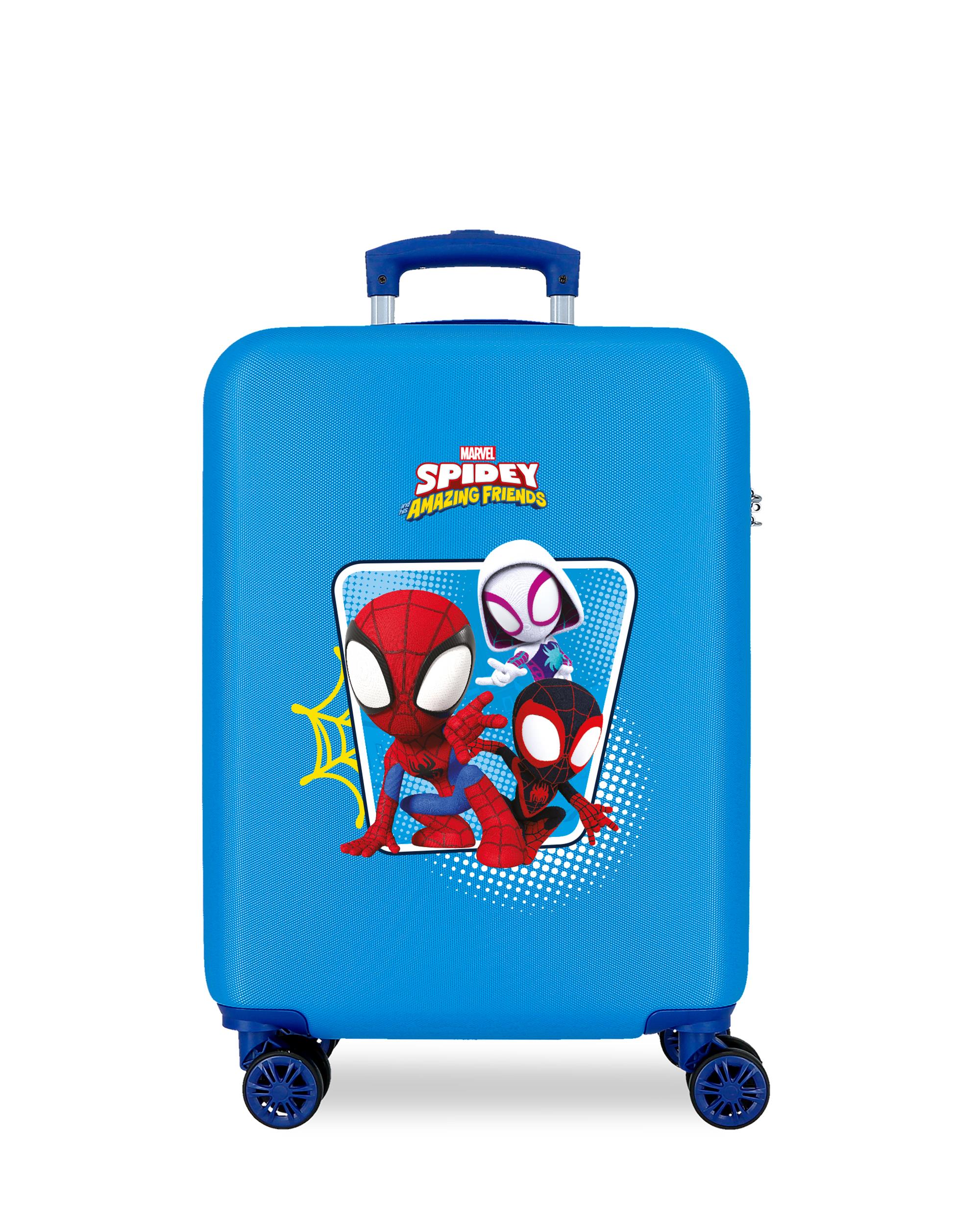 Imagen 0 de Maleta de cabina spidey team up rígida azul con capacidad de 34l Azul