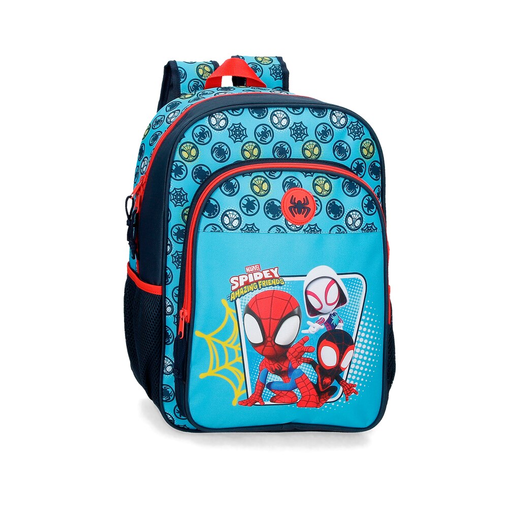 Spidey Team Up mochila escolar azul 30x40x13 cms poliéster 156l marvel 30 40 13