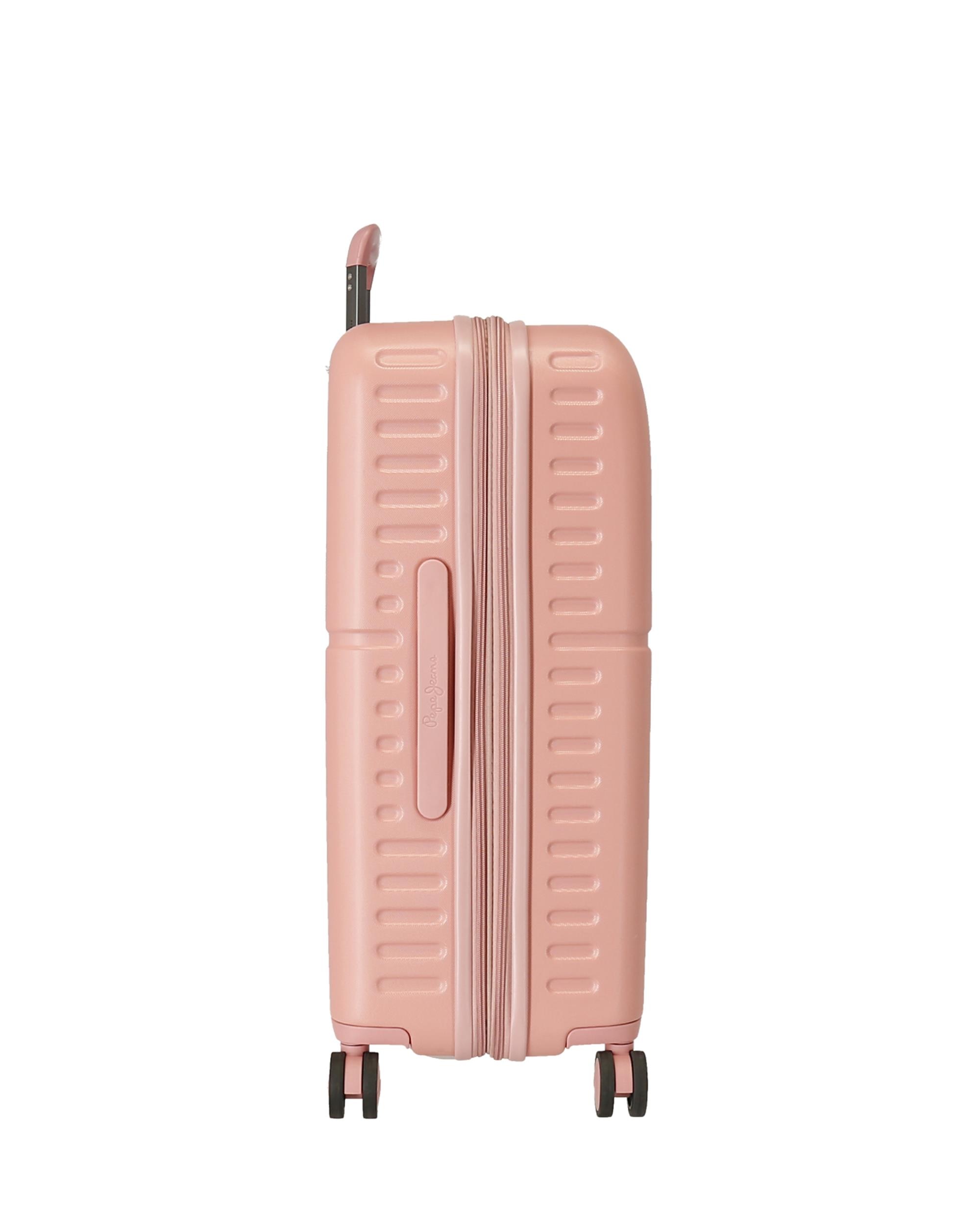 Imagen 2 de Maleta mediana expandible Chest rígida con capacidad de hasta 84L - Pepe Jeans - Rosa Rosa