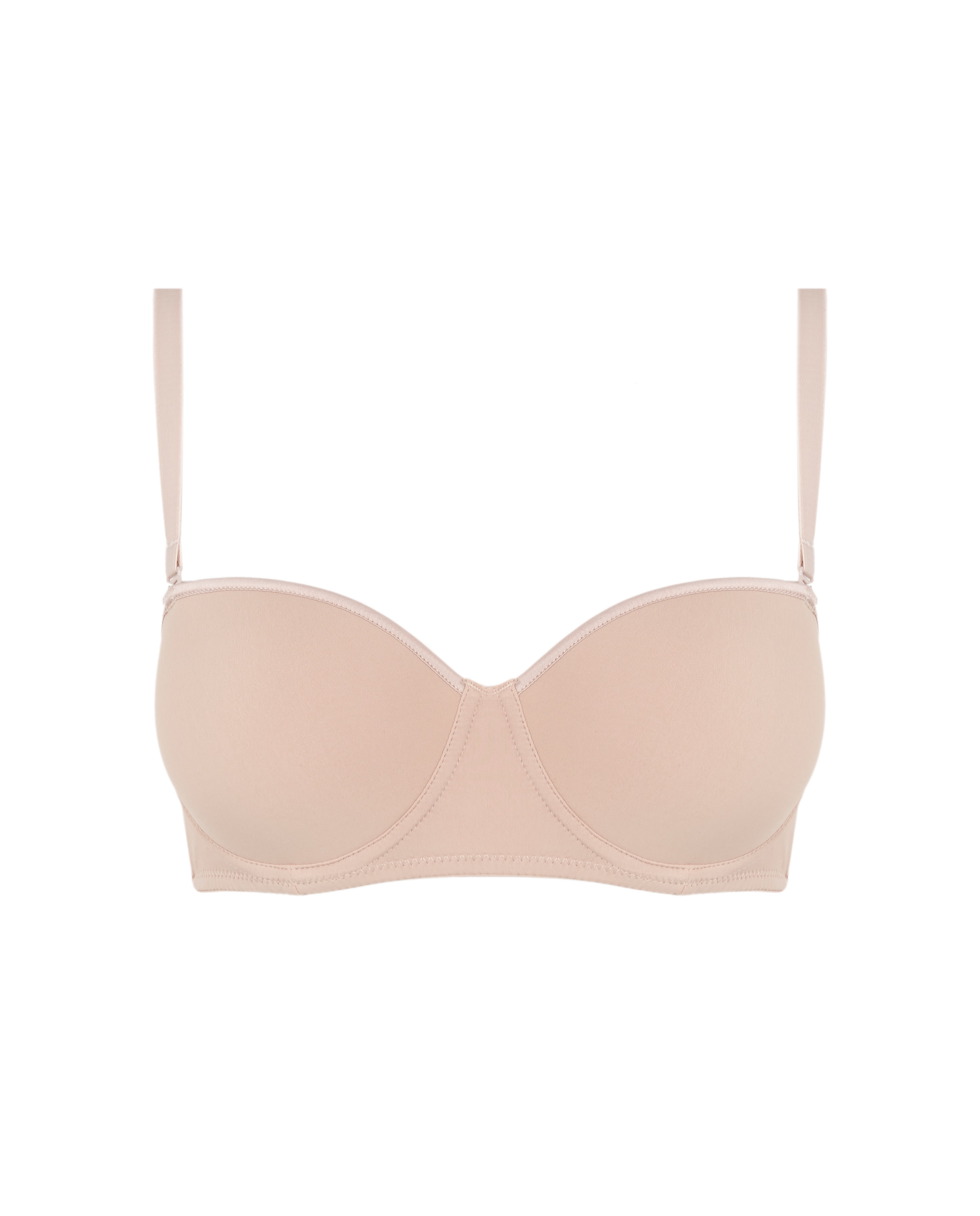 Sujetador con copa y aros sin tirantes - Promise - Beige Beige-2