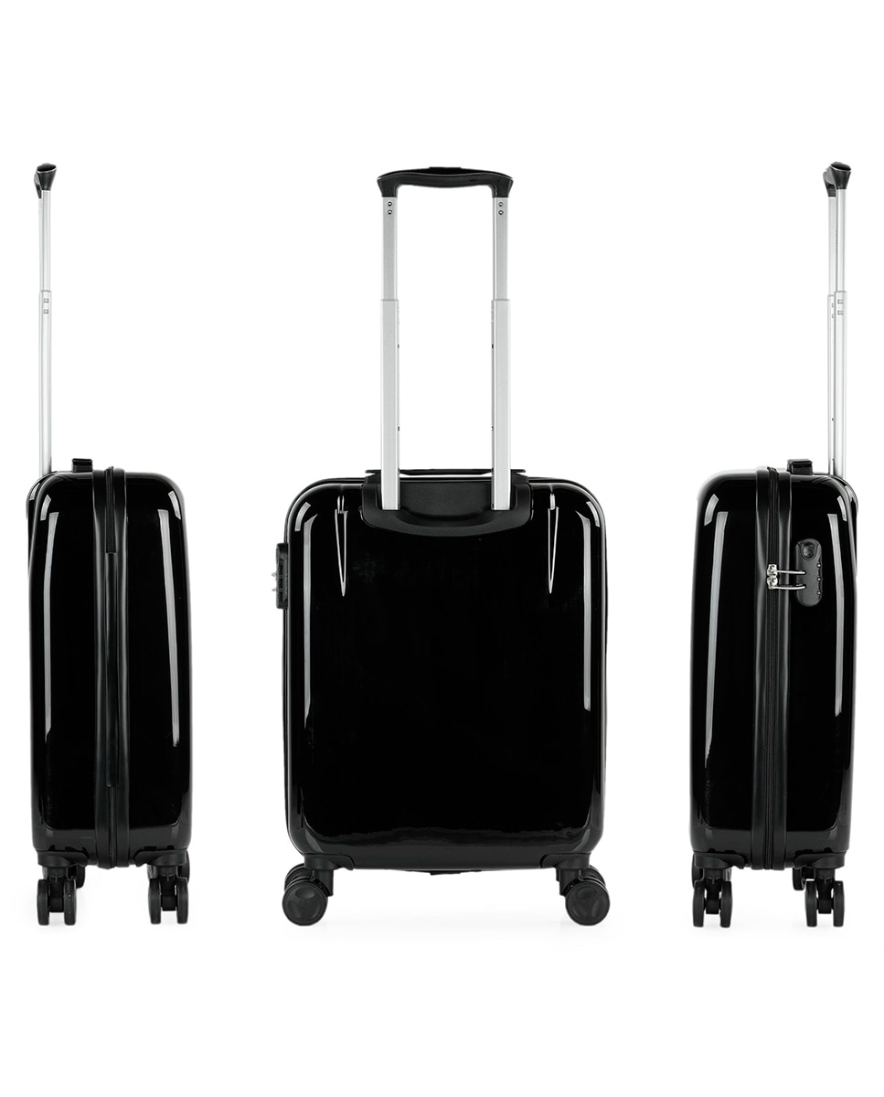 Imagen 5 de Maleta de cabina spring rígida con capacidad de 40 l. - Jaslen - Negro Negro