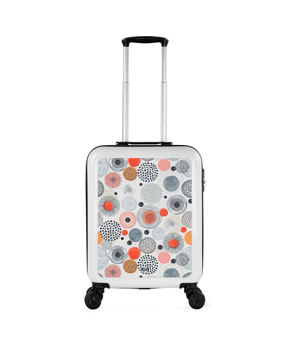 Imagen 1 de Maleta de cabina spring rígida con capacidad de 40 l. - Jaslen - Blanco Blanco