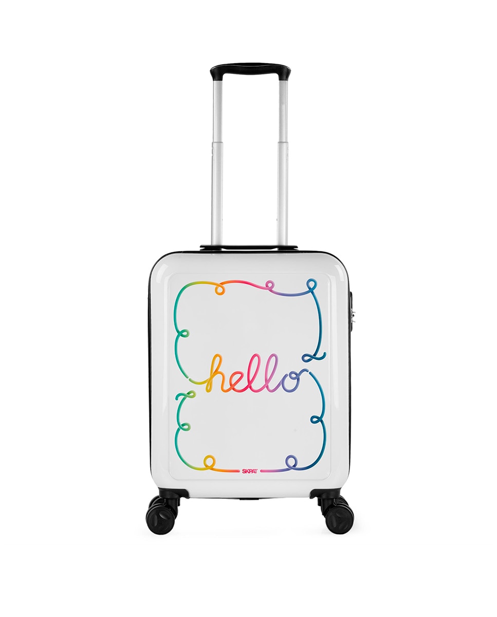 Imagen 0 de Maleta cabina summer rígida con capacidad 40 l Blanco