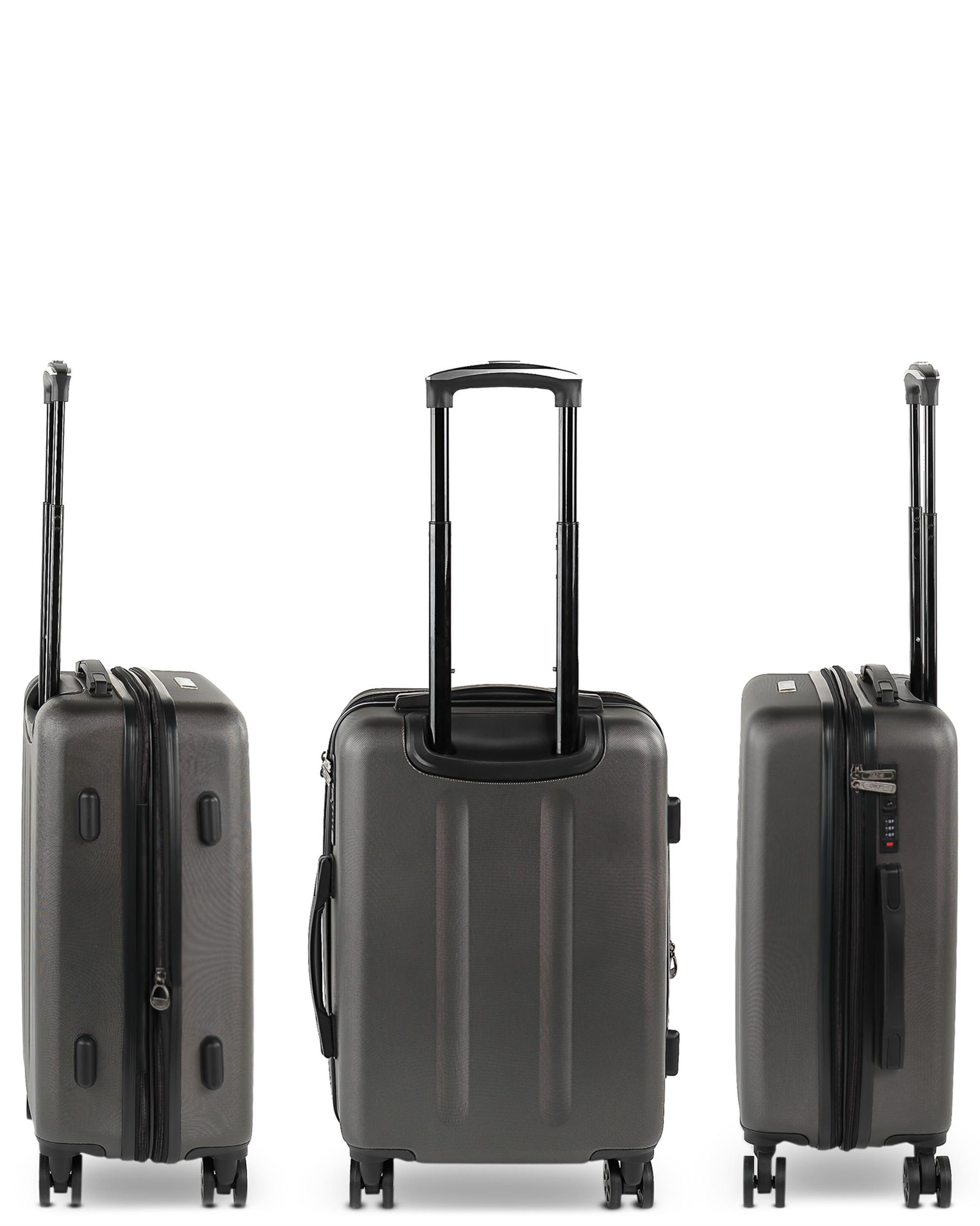 Imagen 3 de Maleta de cabina expandible Lisboa dura extensible con capacidad de 50 Litros - SKPAT - Negro Negro