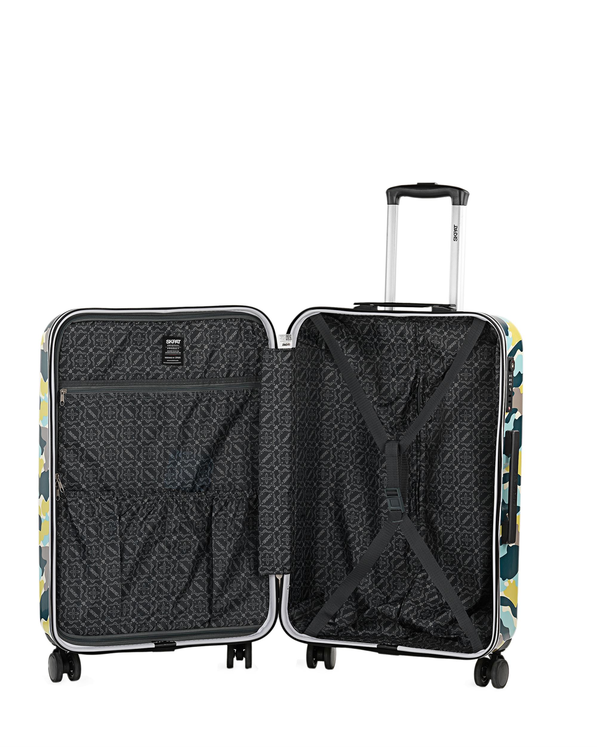 Maleta mediana camo rígida con capacidad 64 l. - SKPAT - Multicolor Multicolor-3