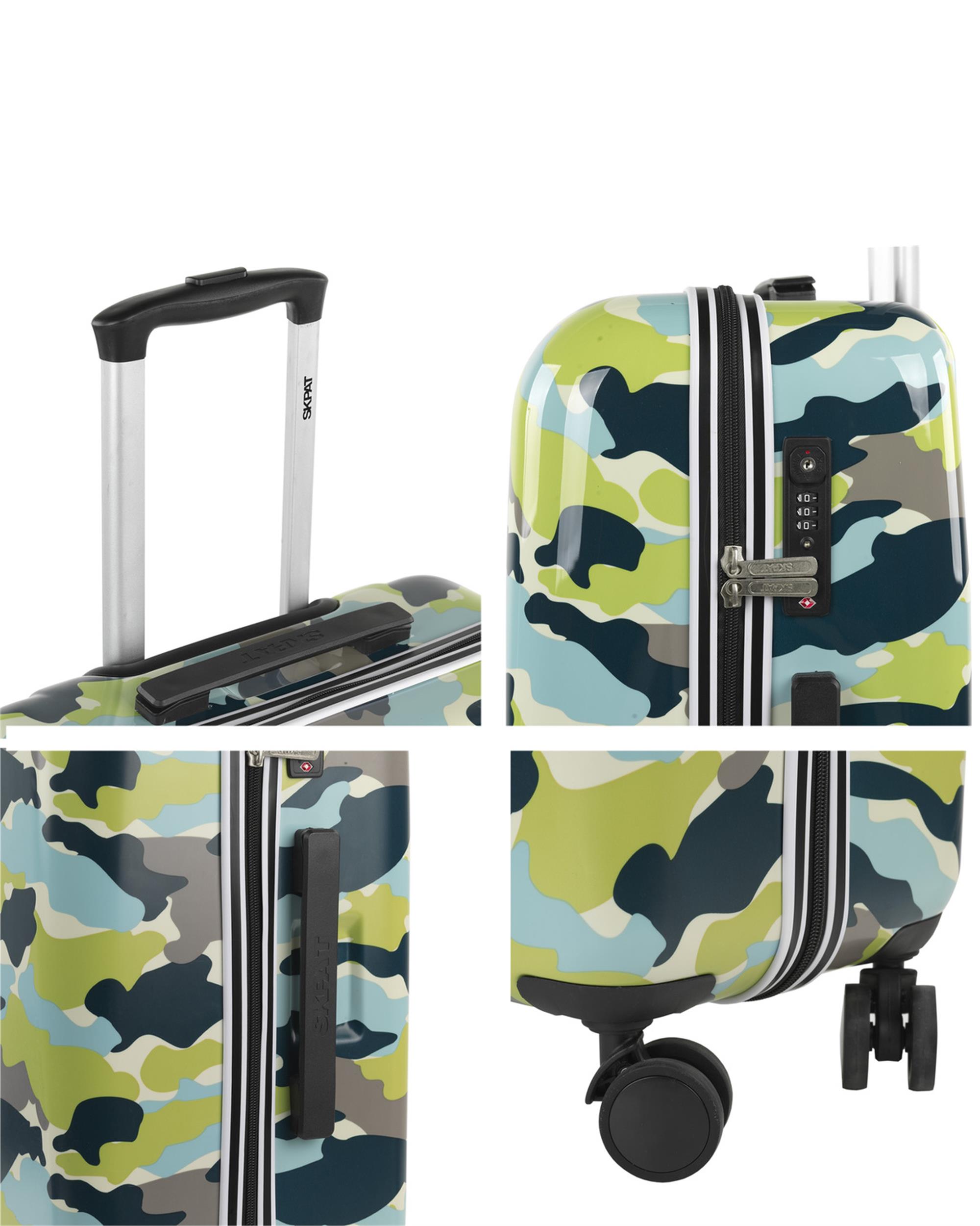 Maleta mediana camo rígida con capacidad 64 l. - SKPAT - Multicolor Multicolor-4
