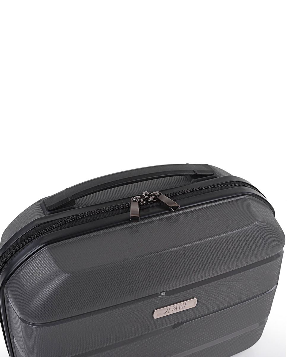 Imagen 4 de Neceser de viaje rígido stuttgart con capacidad 12,3 l. - Jaslen - Marrón Marrón