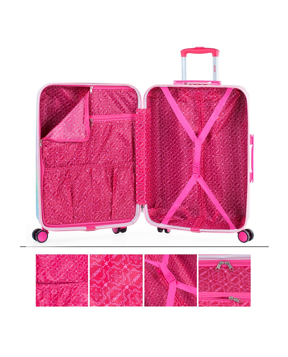 Juego de maleta (Mediana y Neceser) infantiles Shine like Star