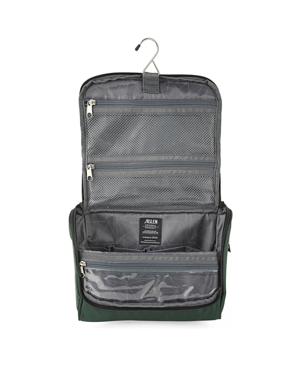 Imagen 4 de Neceser de viaje treviso con capacidad de 5l. - Jaslen - Kaki Kaki