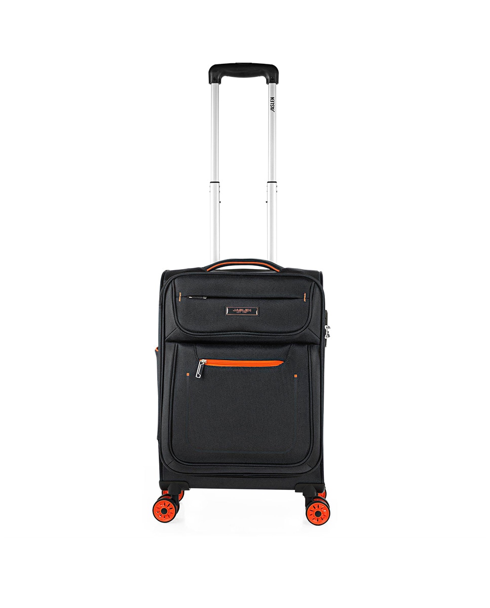 Maleta de cabina Colchester blanda con capacidad de 34L - Jaslen - Negro / Naranja Negro / Naranja-1