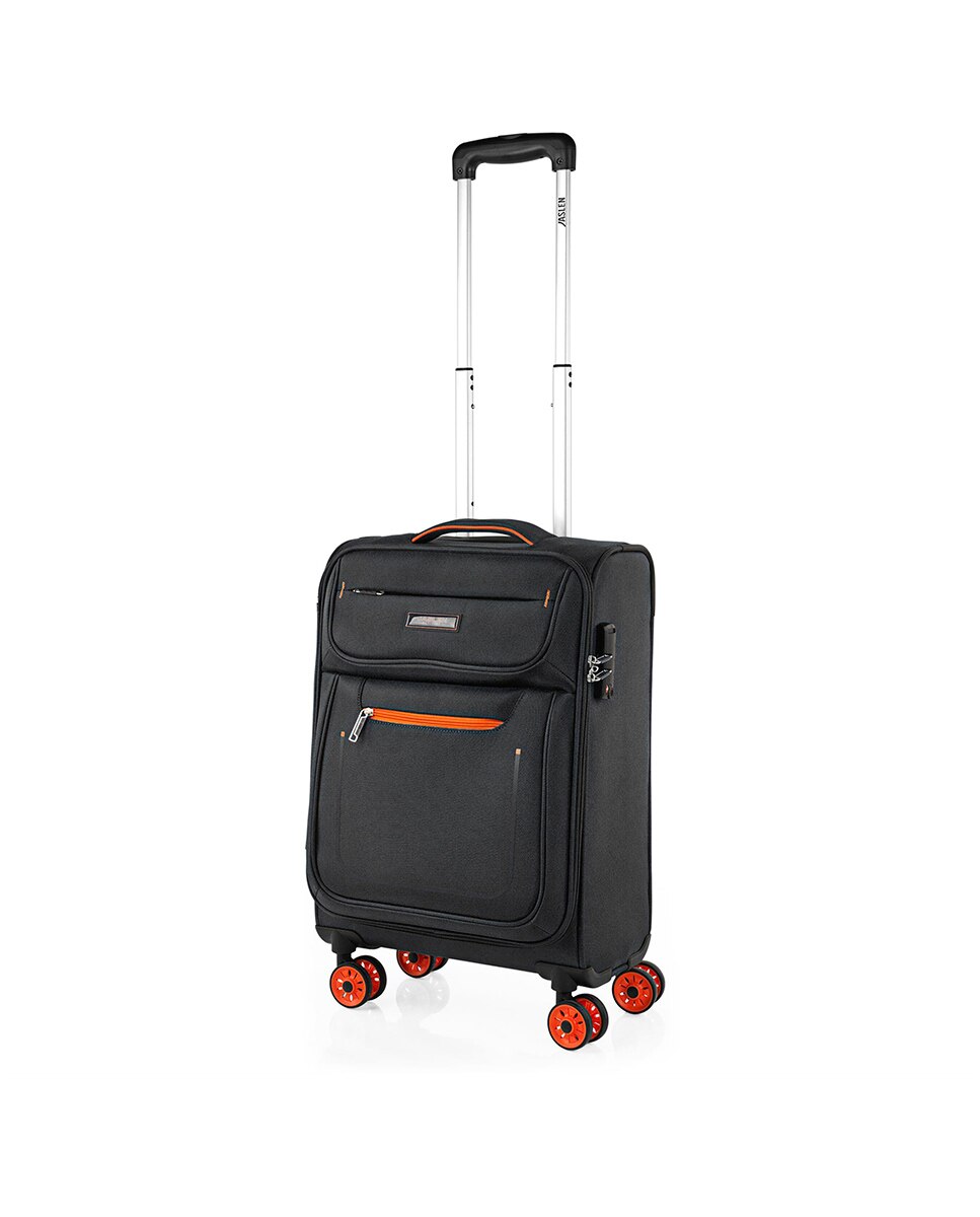 Maleta de cabina Colchester blanda con capacidad de 34L - Jaslen - Negro / Naranja Negro / Naranja-2