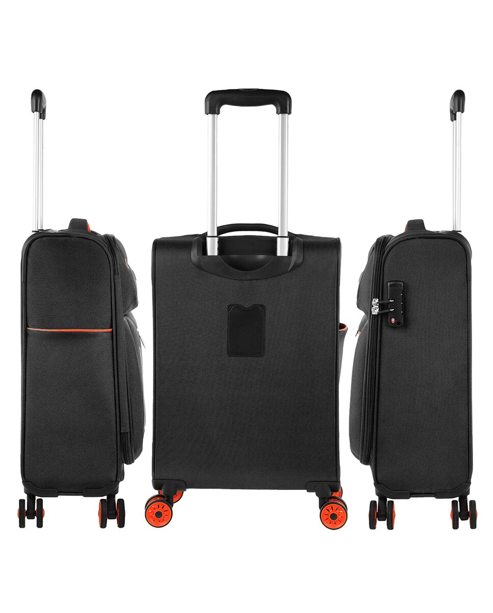 Maleta de cabina Colchester blanda con capacidad de 34L - Jaslen - Negro / Naranja Negro / Naranja-3