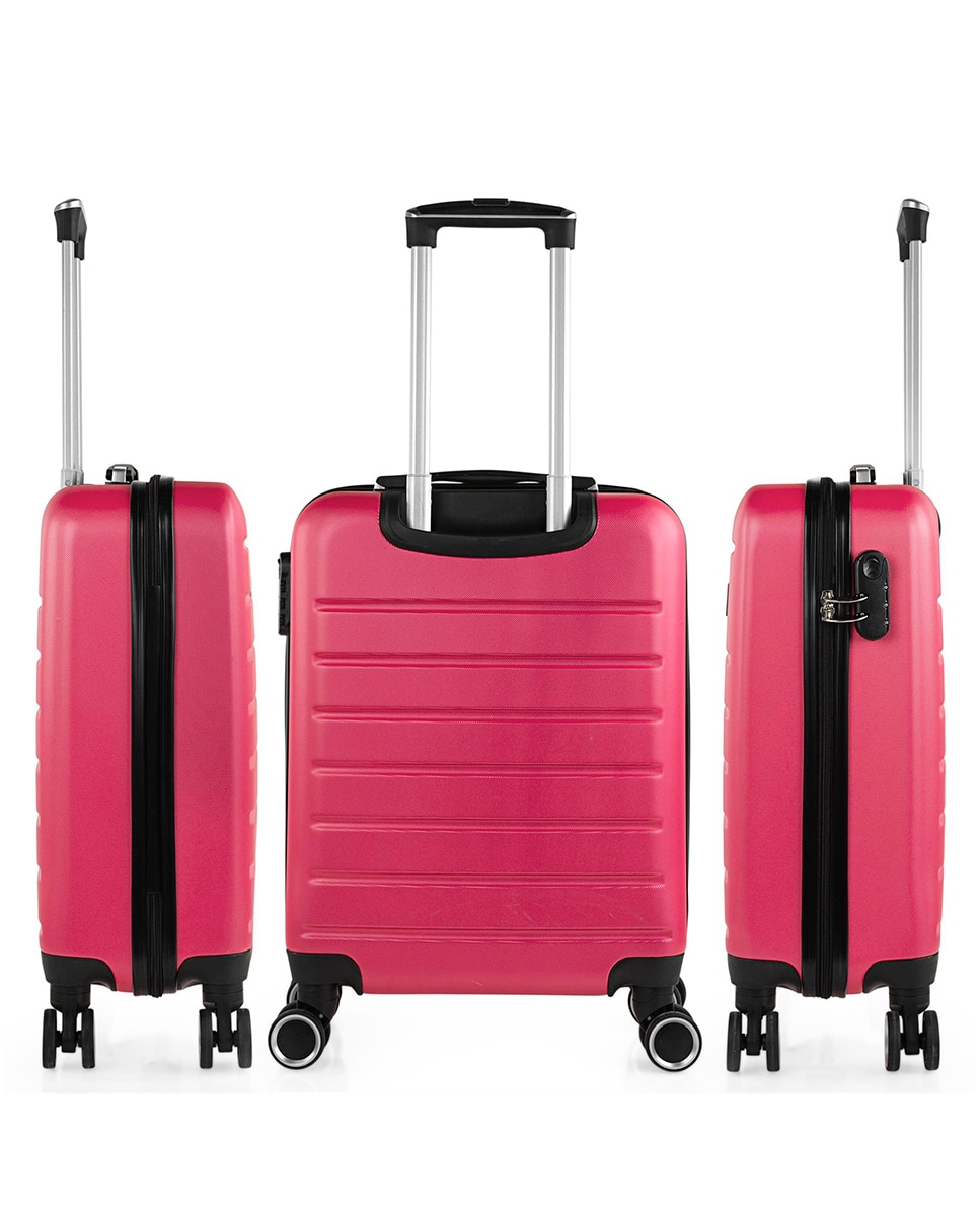 Maleta cabina Nantes rígida con capacidad 35 L - SKPAT - Rosa Rosa-3