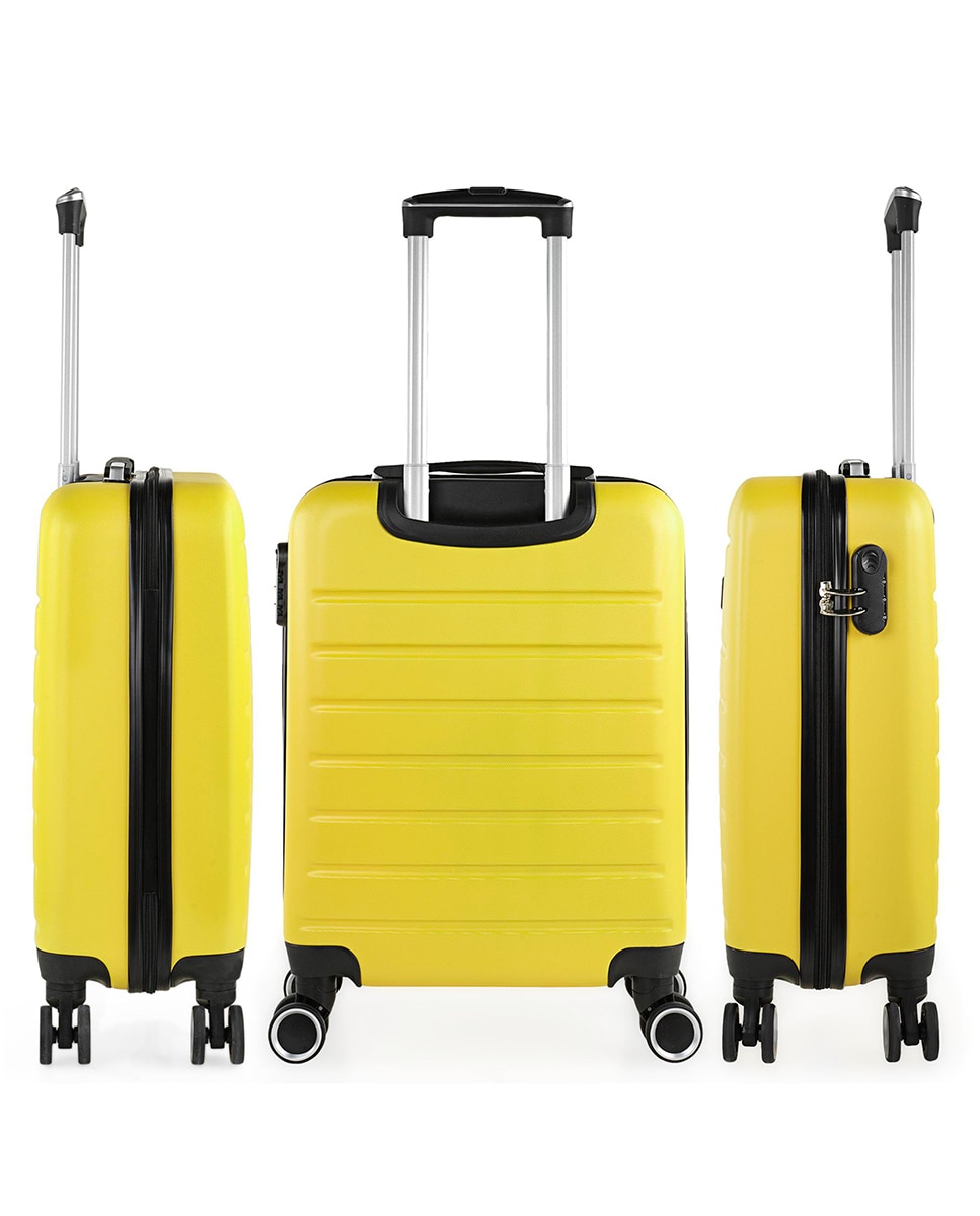 Maleta cabina Nantes rígida con capacidad 35 L - SKPAT - Amarillo Amarillo-3