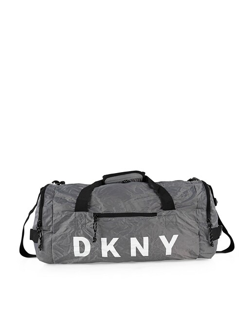 Imagen 0 de Bolsa de viaje en color negro-blanco con capacidad de 38L