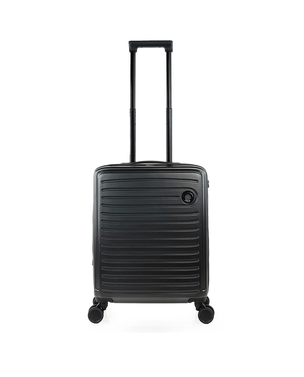 Imagen 1 de Maleta de cabina padua rígida con porta ordenador y capacidad de 38 l. Negro