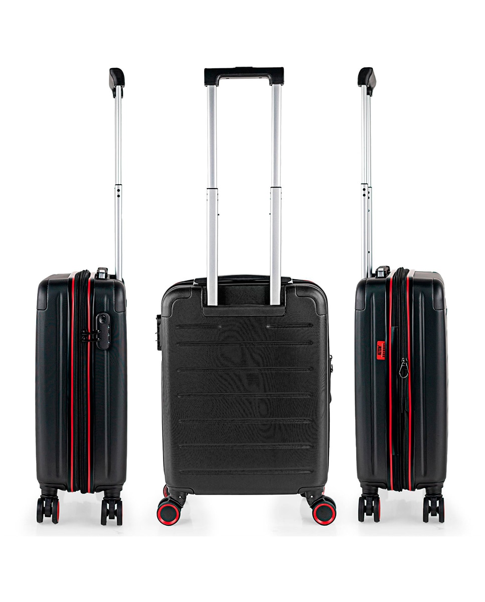 Imagen 2 de Maleta de cabina turin con capacidad de 38l - Jaslen - Negro Negro