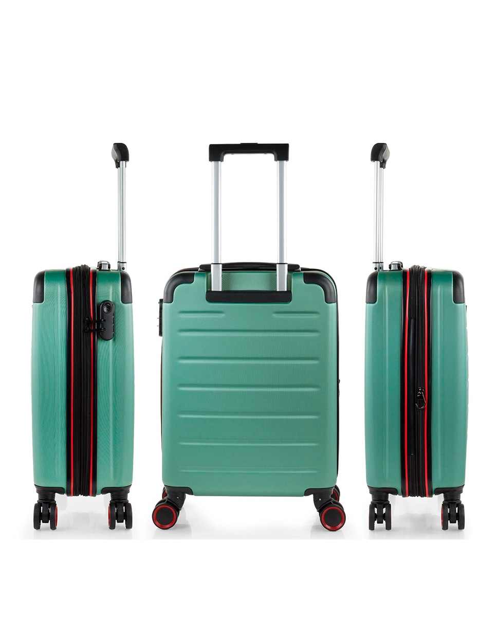Imagen 2 de Maleta de cabina turin con capacidad de 38l - Jaslen - Verde Verde