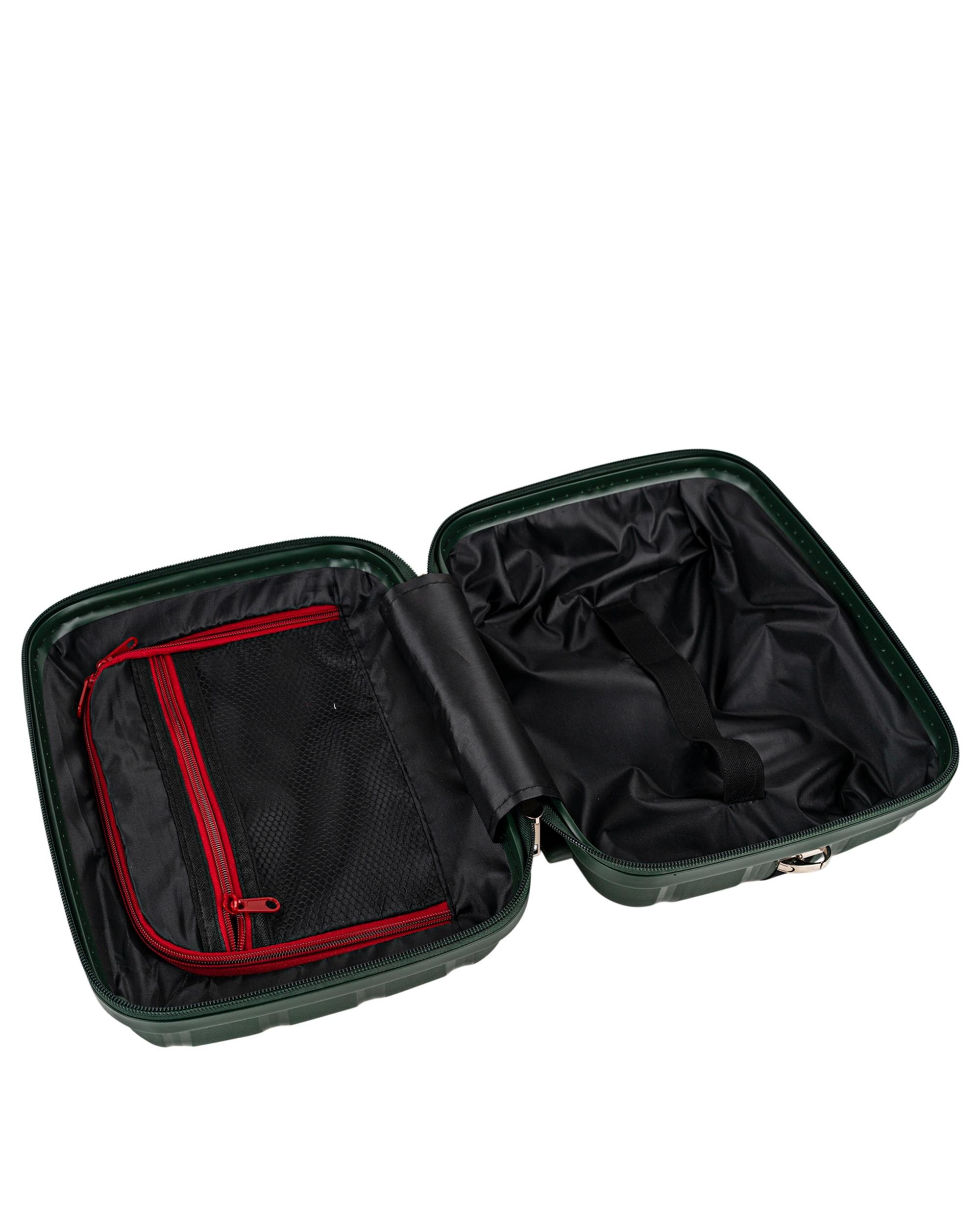 Neceser de viaje rígido Varese con capacidad 11 L - Jaslen - Verde oscuro Verde oscuro-4