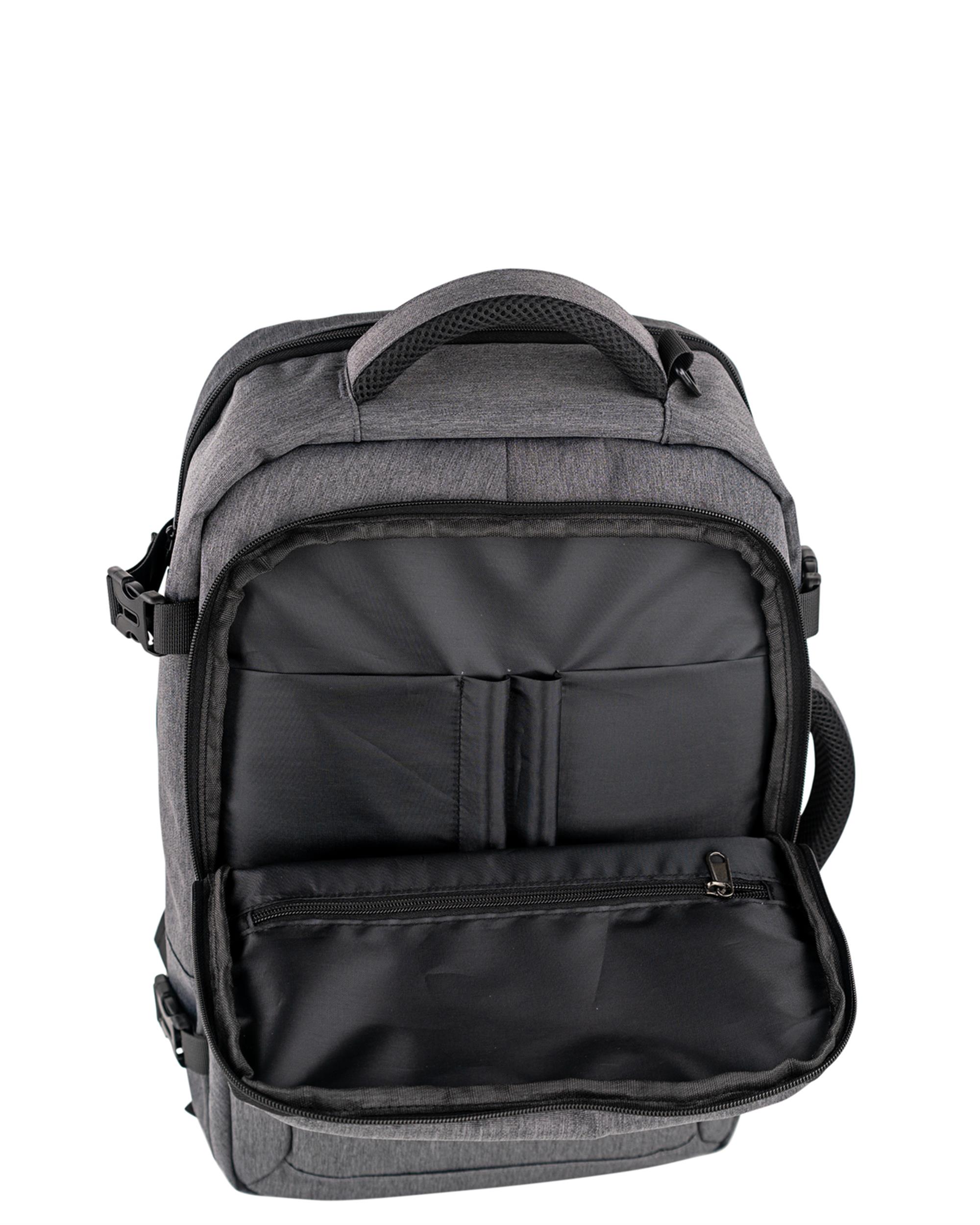 Bolsa de viaje cabina leeds con capacidad de 22l. - Jaslen - Gris Gris-5