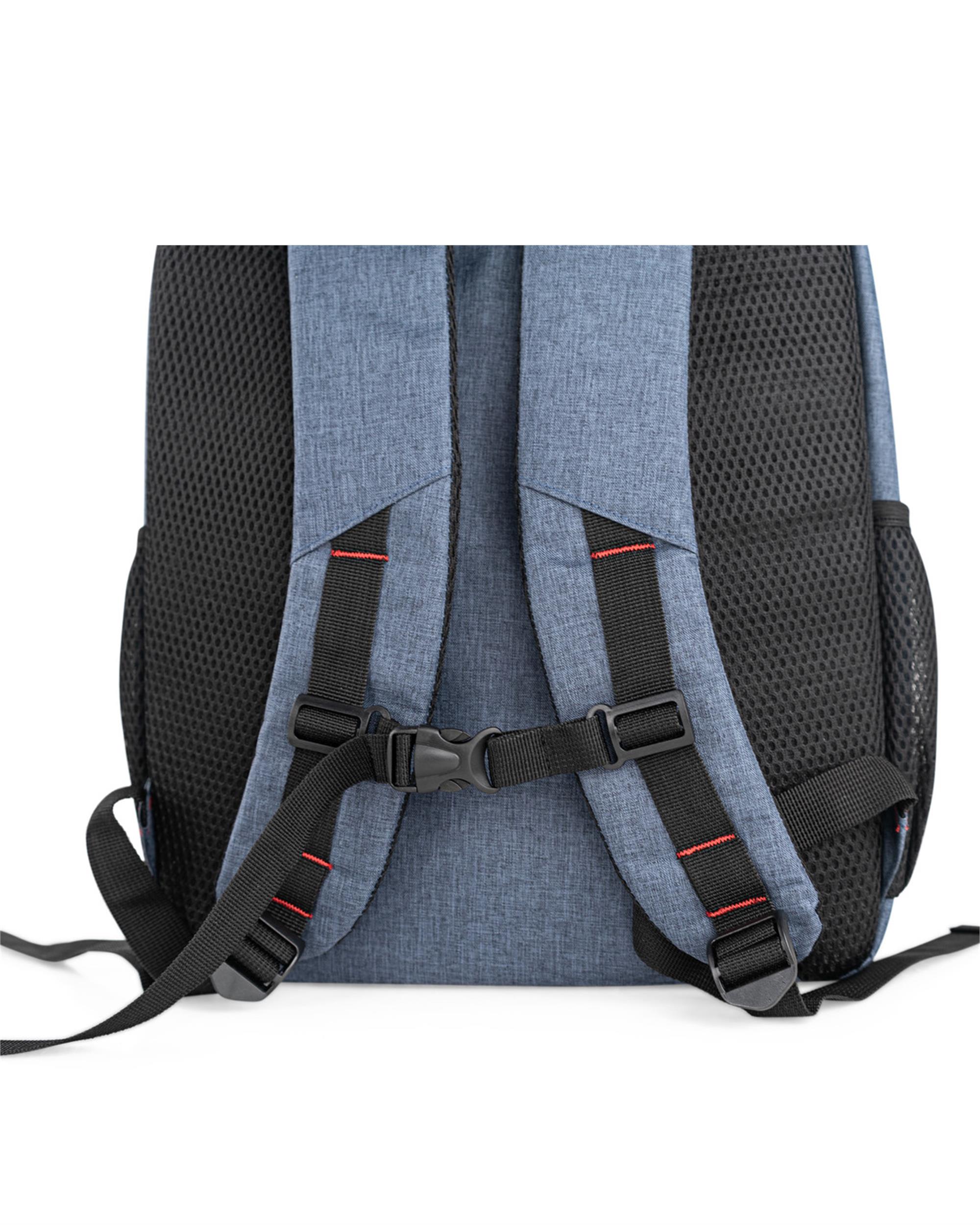 Mochila de viaje cabina newport para portatil de 15,6p - Jaslen - Azul claro Azul claro-3