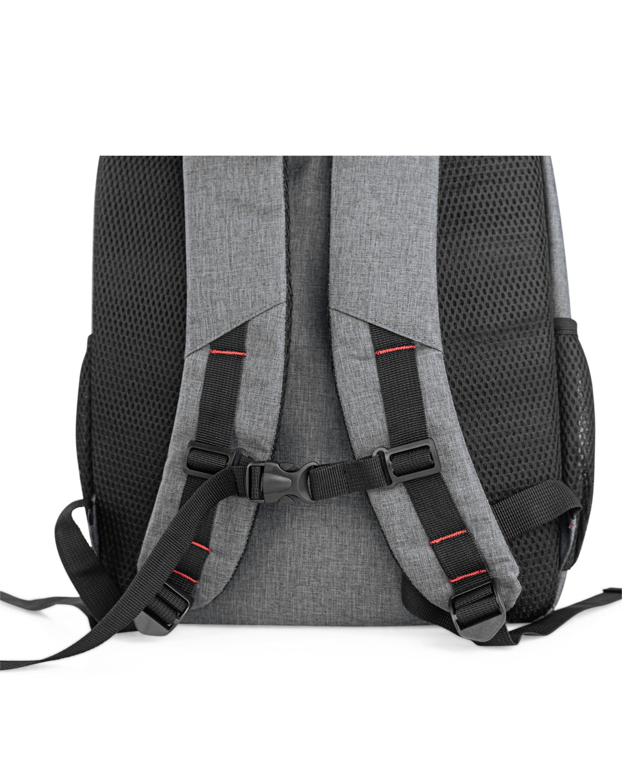 Mochila de viaje cabina newport para portatil de 15,6p - Jaslen - Gris Gris-2