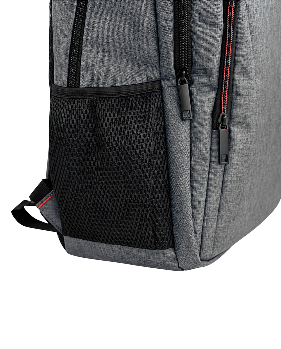 Mochila de viaje cabina newport para portatil de 15,6p - Jaslen - Gris Gris-4