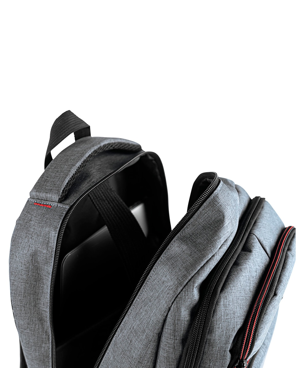 Mochila de viaje cabina newport para portatil de 15,6p - Jaslen - Gris Gris-5