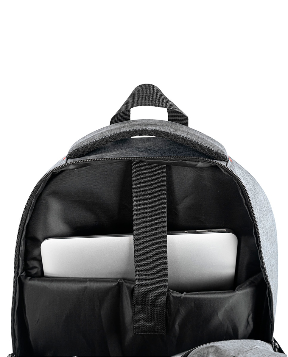 Mochila de viaje cabina newport para portatil de 15,6p - Jaslen - Gris Gris-6