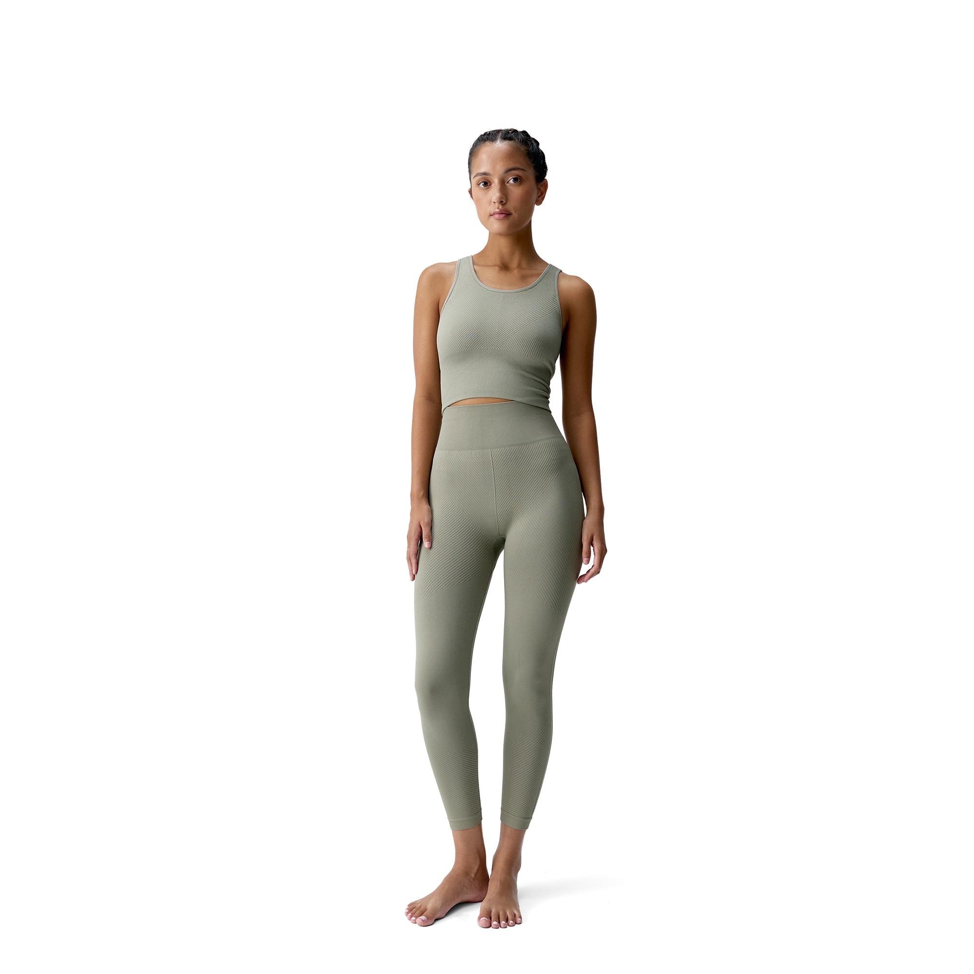 Malla de mujer Kitanda Born Living Yoga - Verde militar Verde militar-3