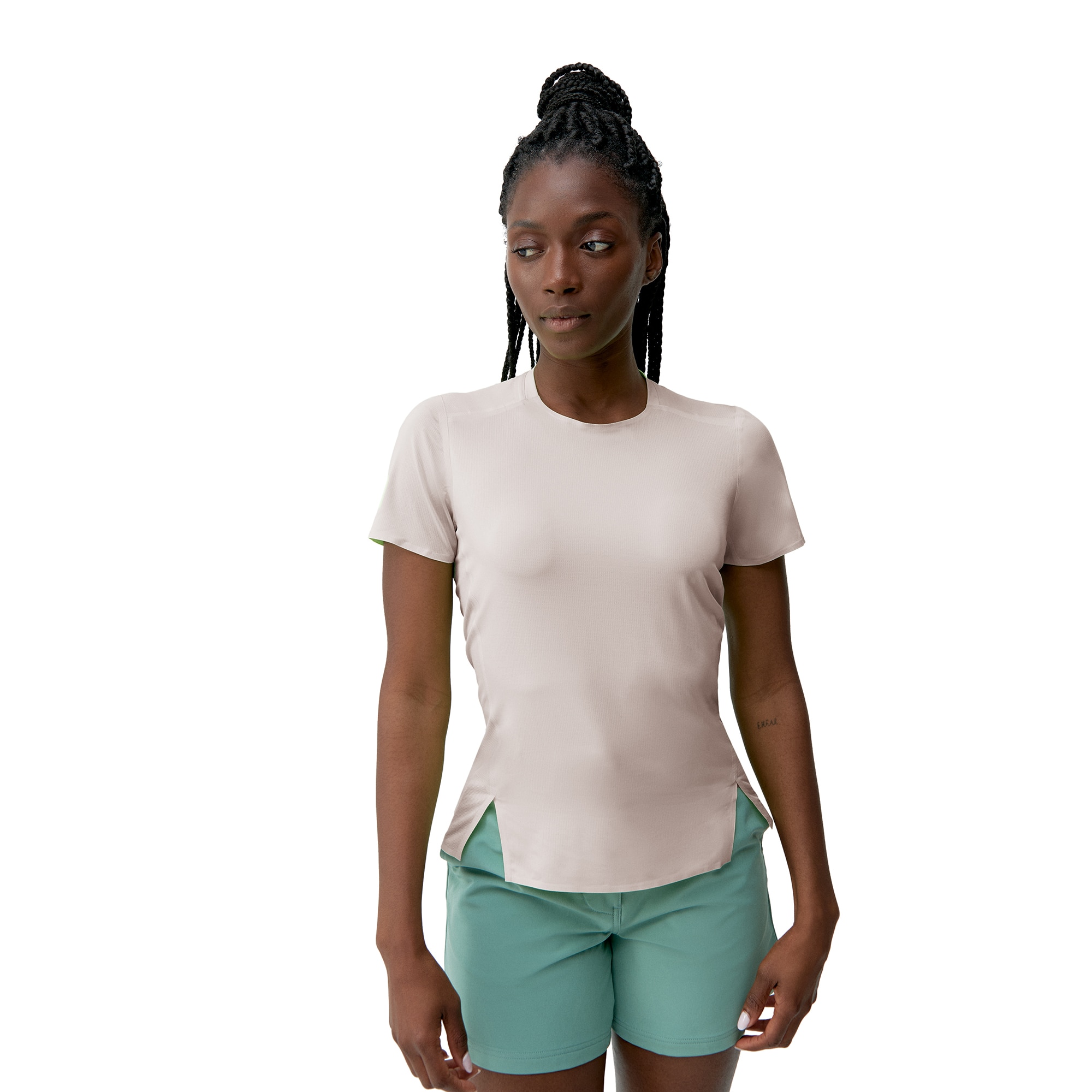 Born Camiseta de mujer Atazar Living Yoga Rosa pastel