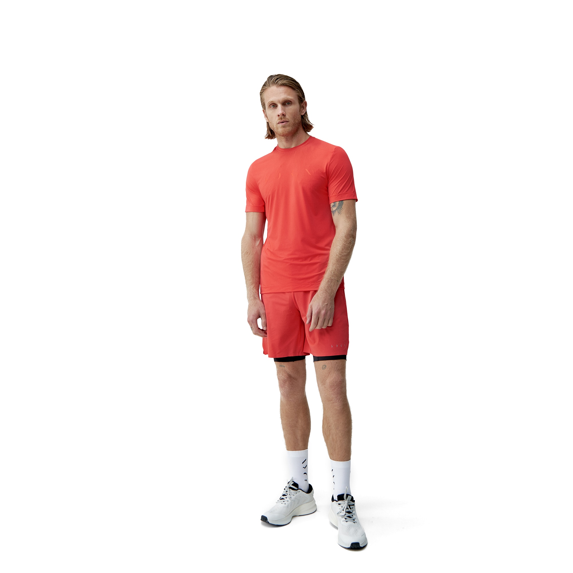 Camiseta de hombre Volta Born Living Yoga - Coral Coral-4
