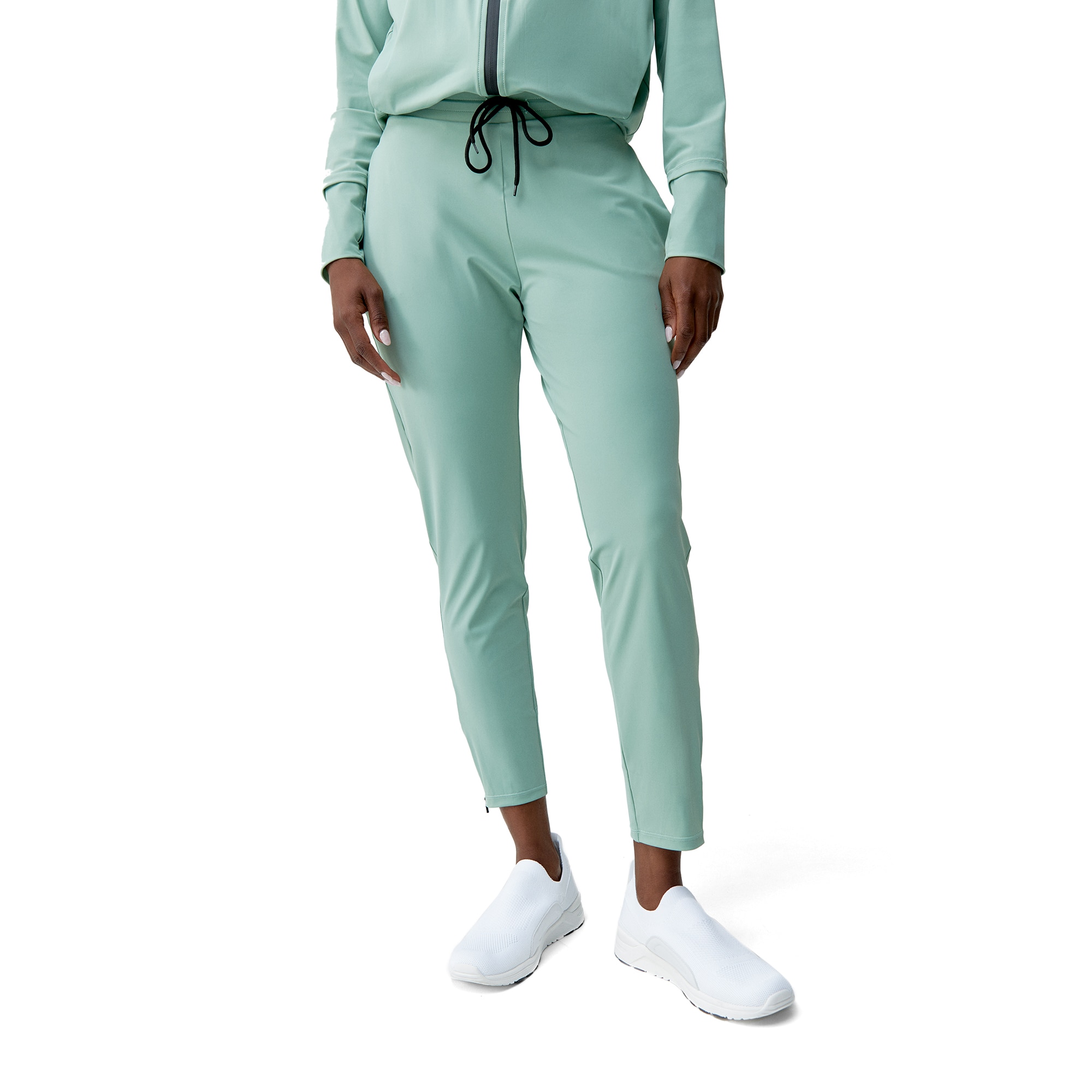 Born Pantalón de mujer Airla Living Yoga Verde grisáceo