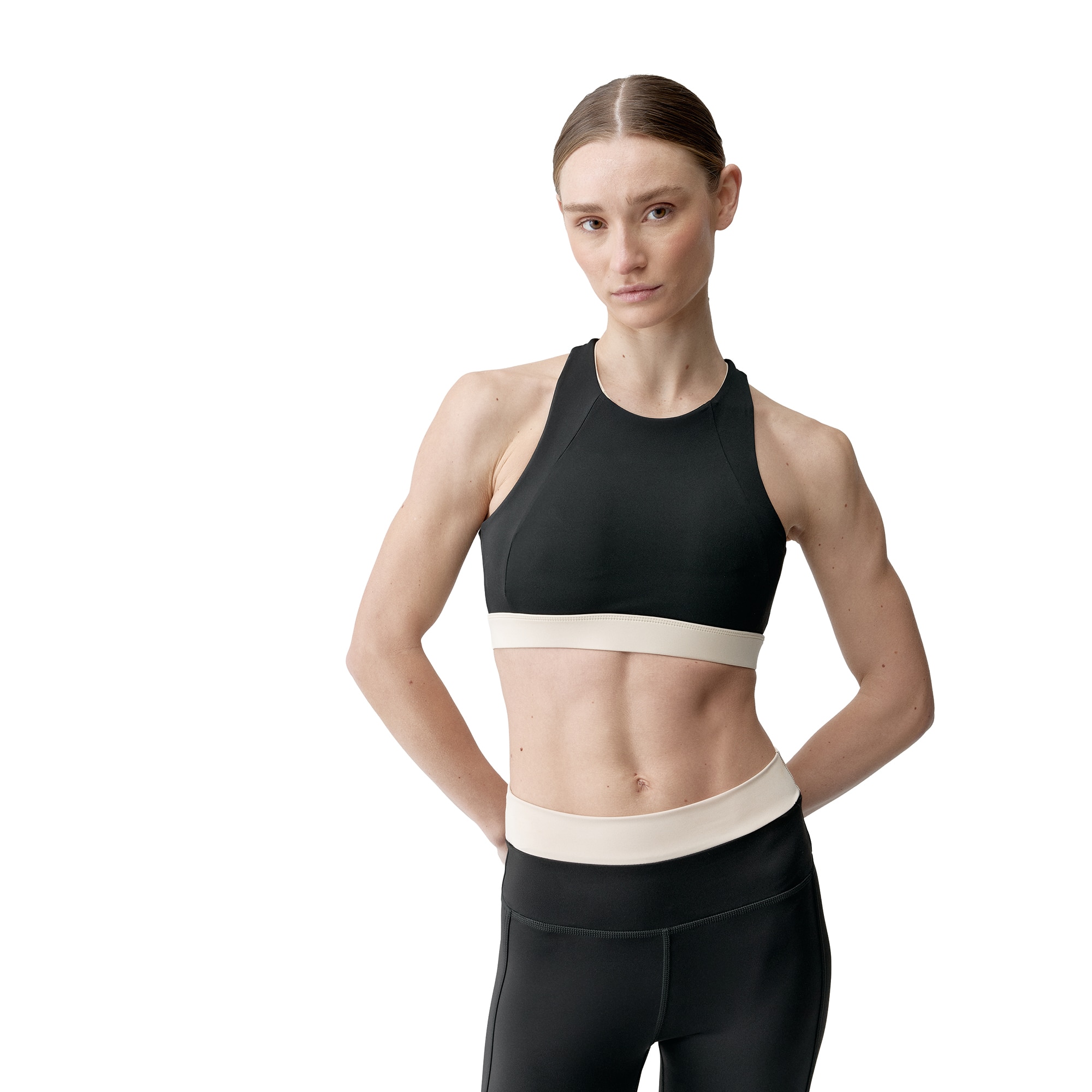 Top de Mujer Fiorella BORN - Negro / Natural Negro / Natural-1