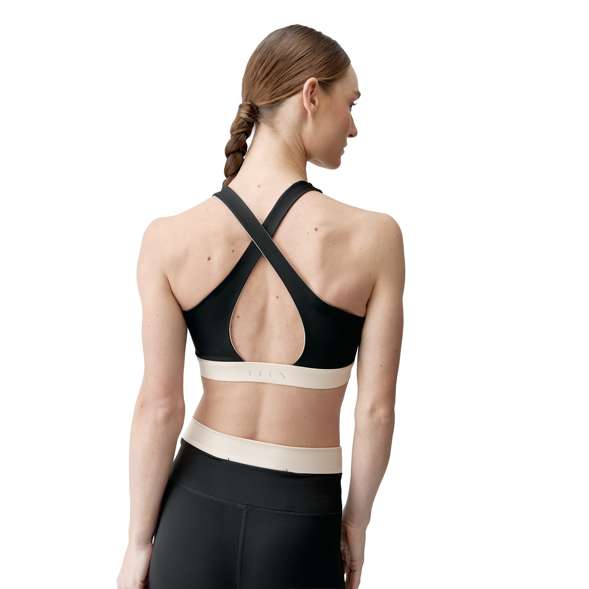 Top de Mujer Fiorella BORN - Negro / Natural Negro / Natural-2