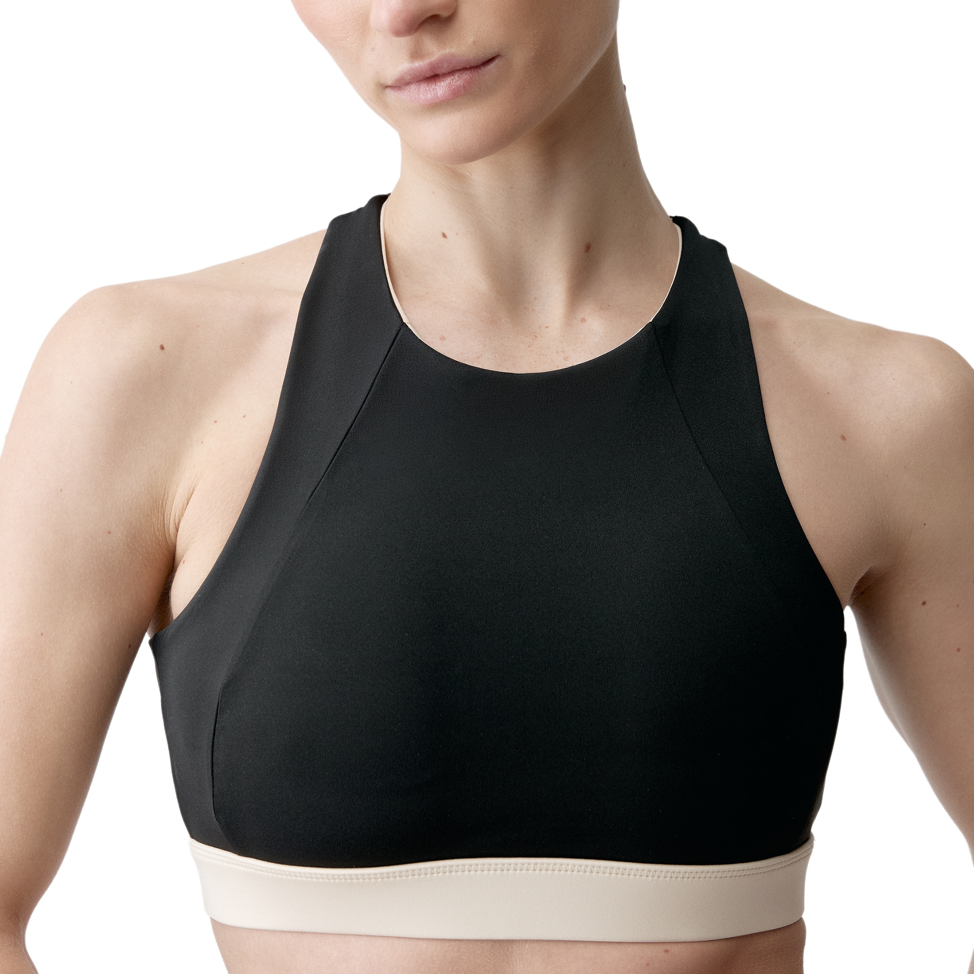 Top de Mujer Fiorella BORN - Negro / Natural Negro / Natural-5