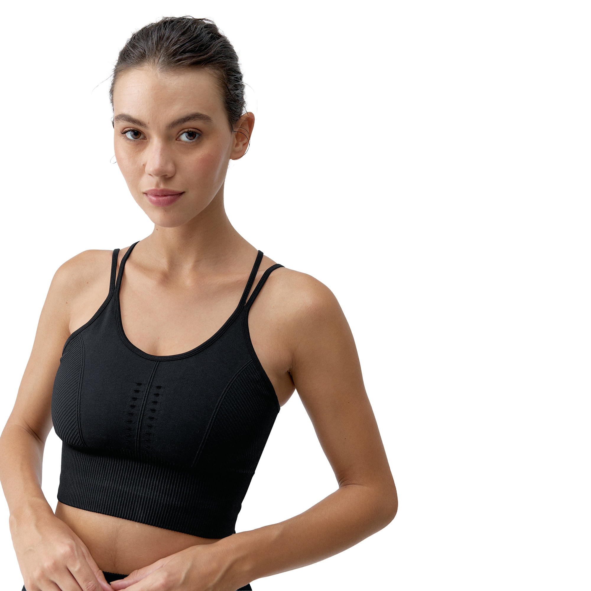 Top de Mujer India BORN - Negro Negro-3